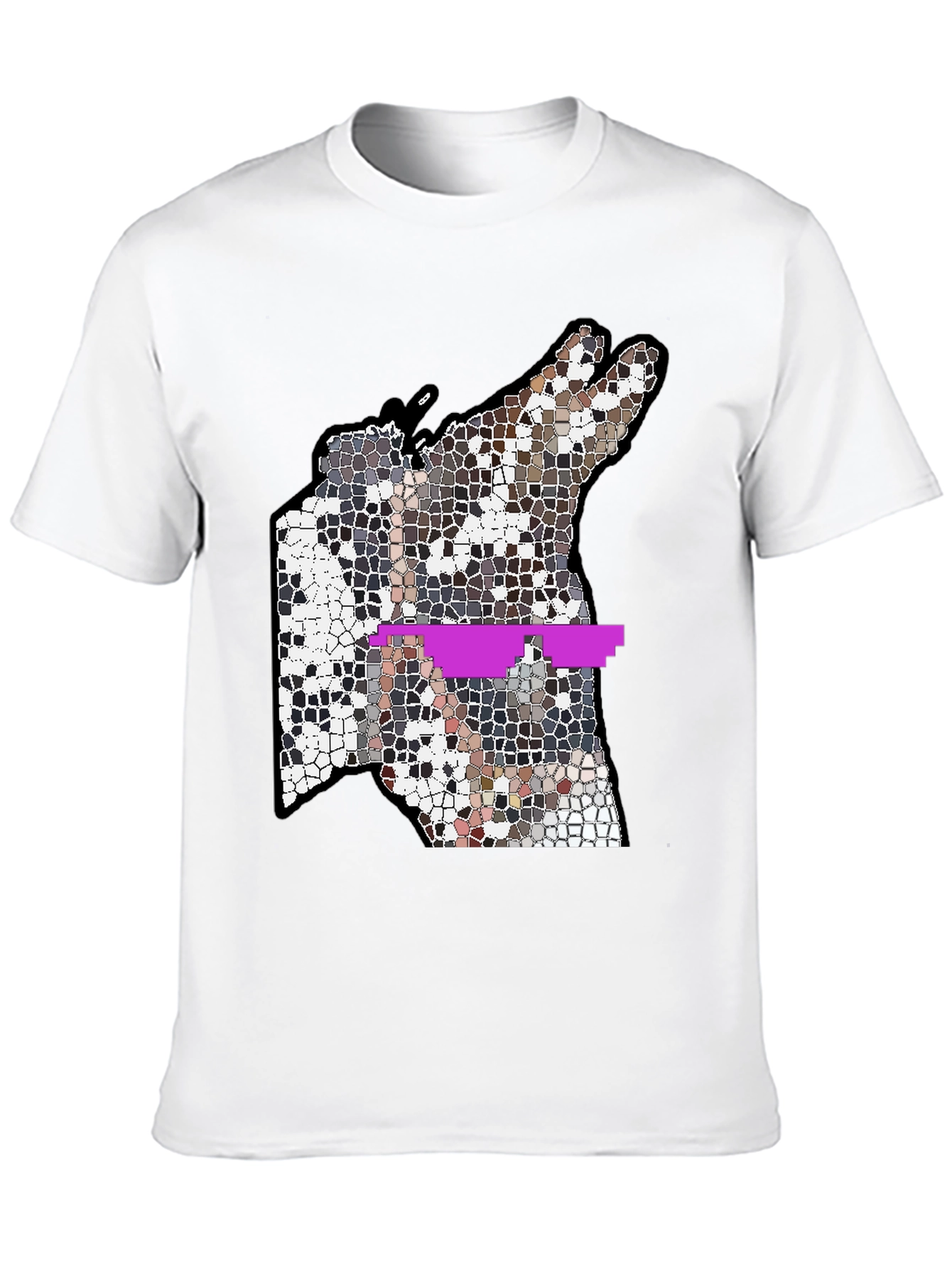 Abstract Mosaic T-Shirt