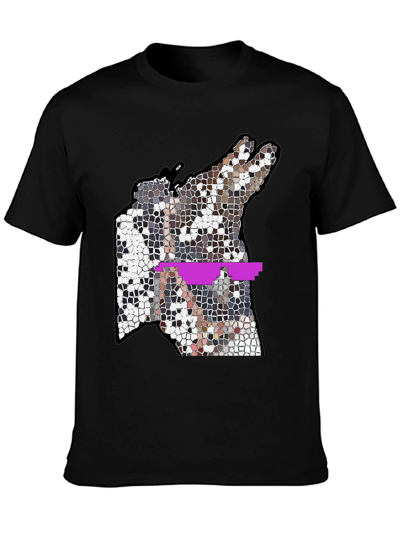 Abstract Mosaic T-Shirt