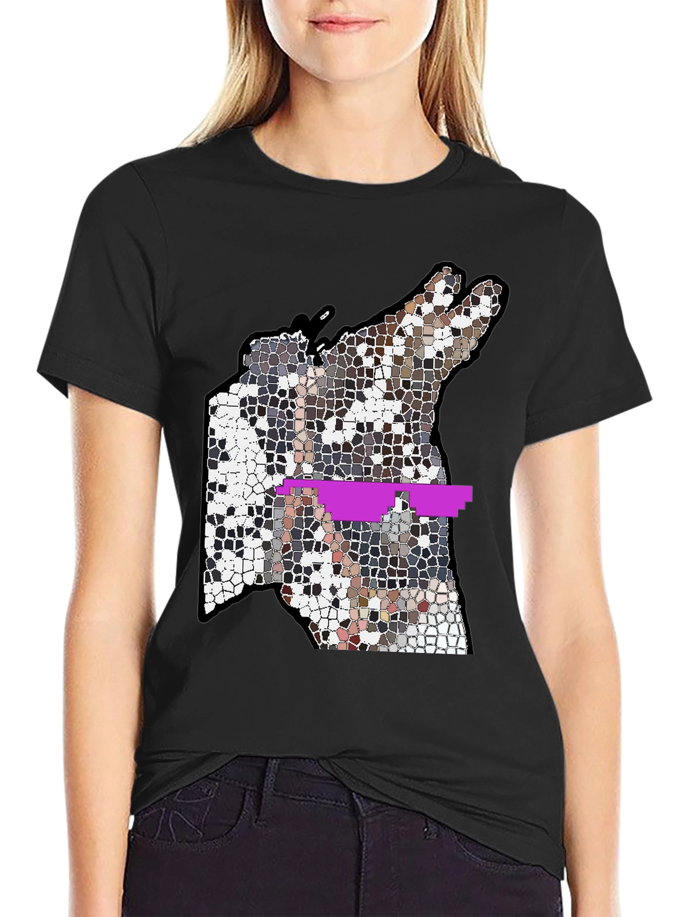 Abstract Mosaic T-Shirt