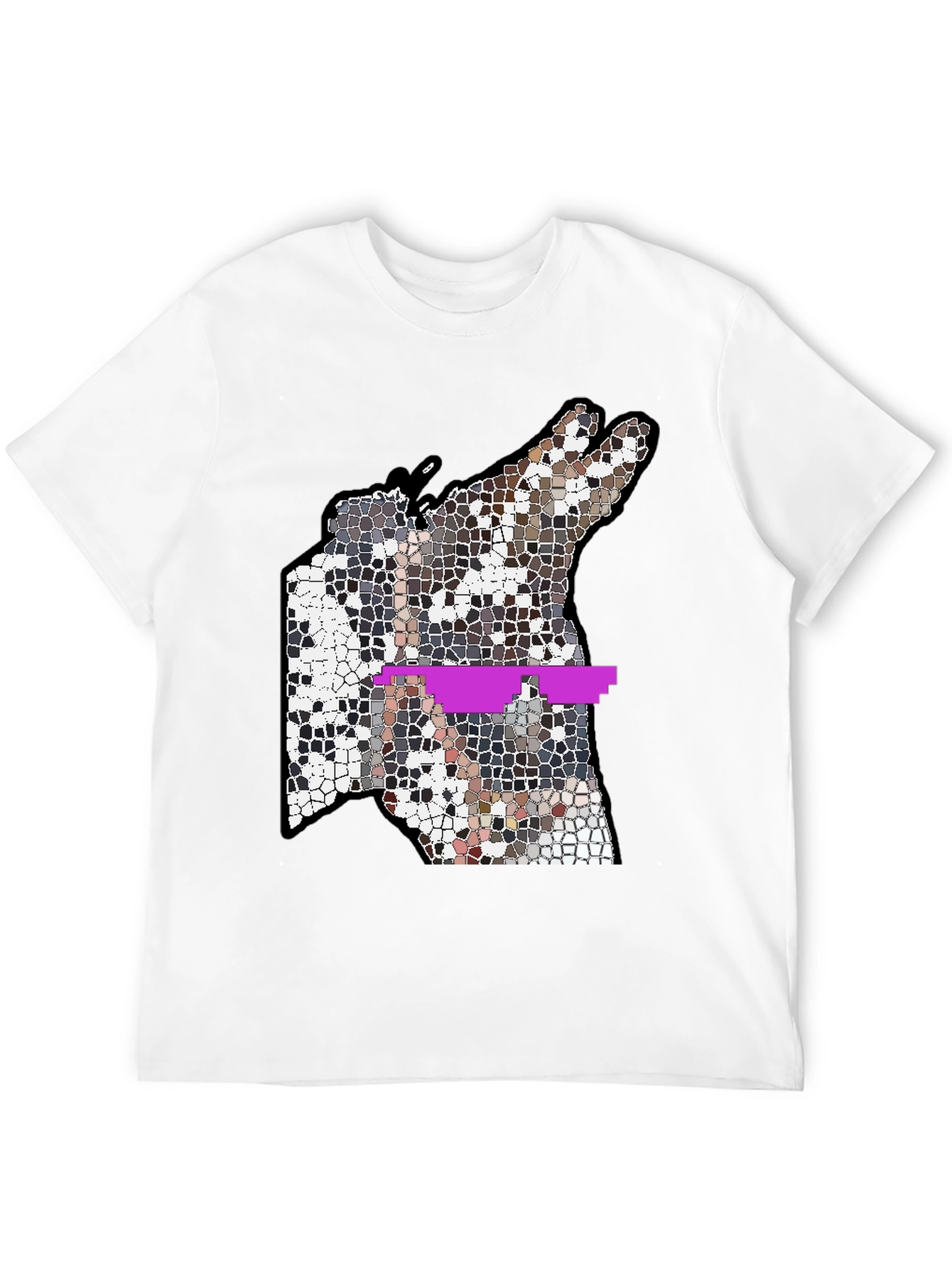 Abstract Mosaic T-Shirt