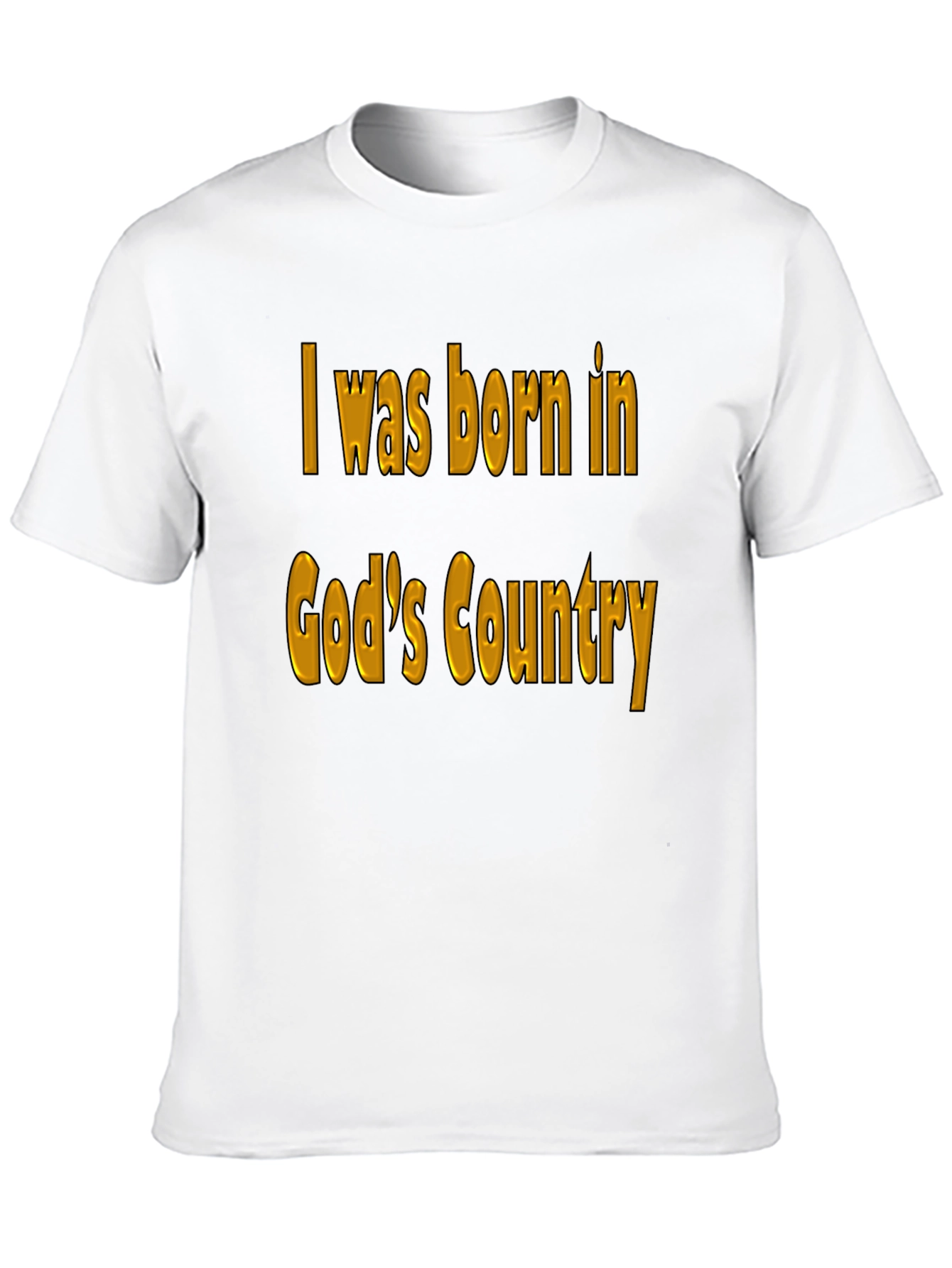 Gods Country Black T-Shirt