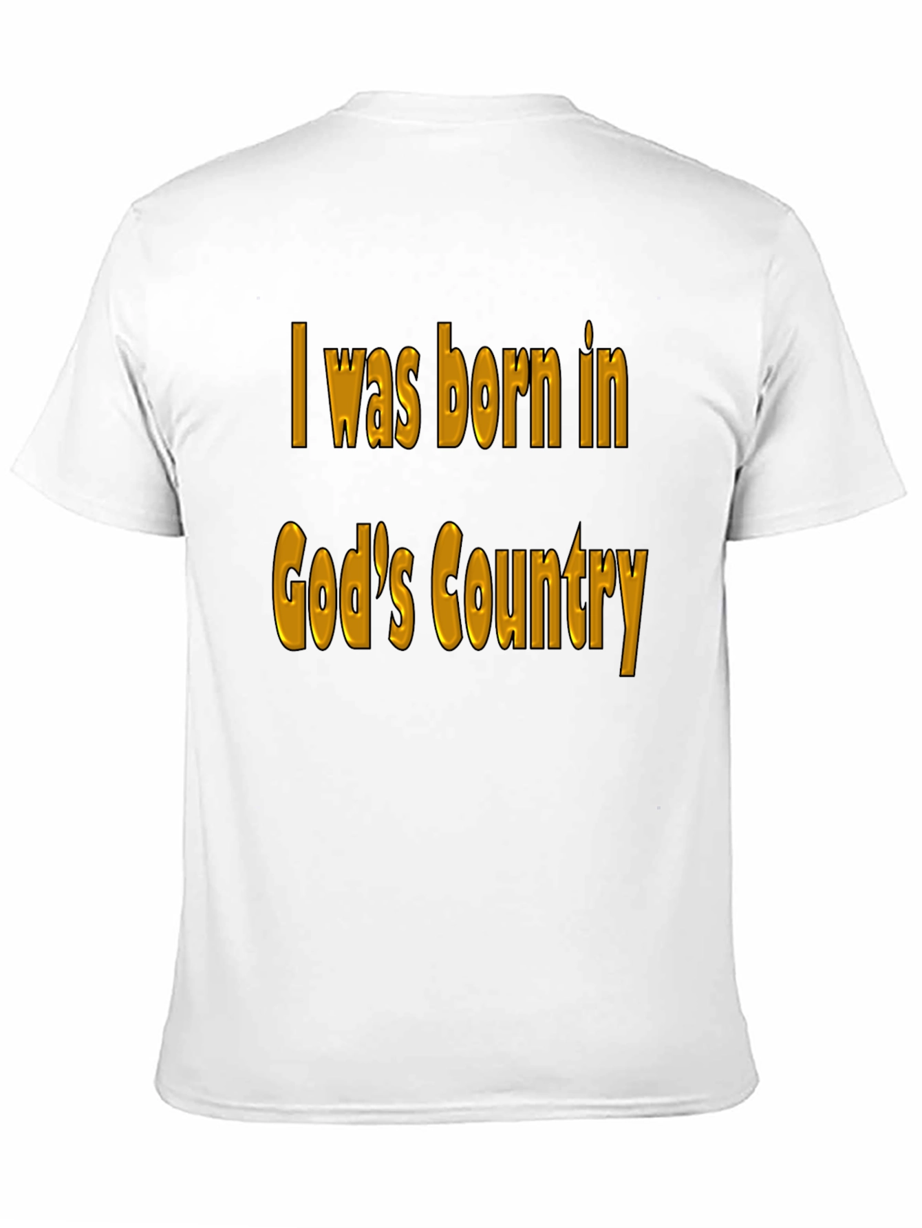 Gods Country Black T-Shirt