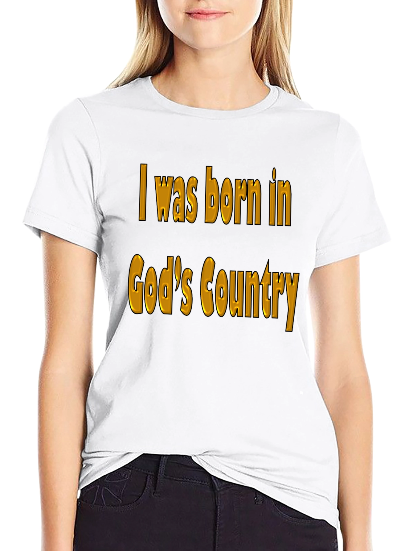 Gods Country Black T-Shirt