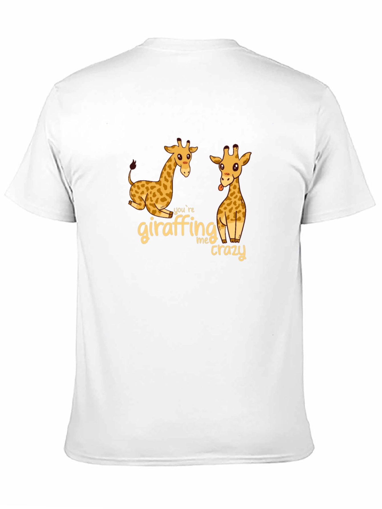 Giraffe Me Crazy Black T-Shirt