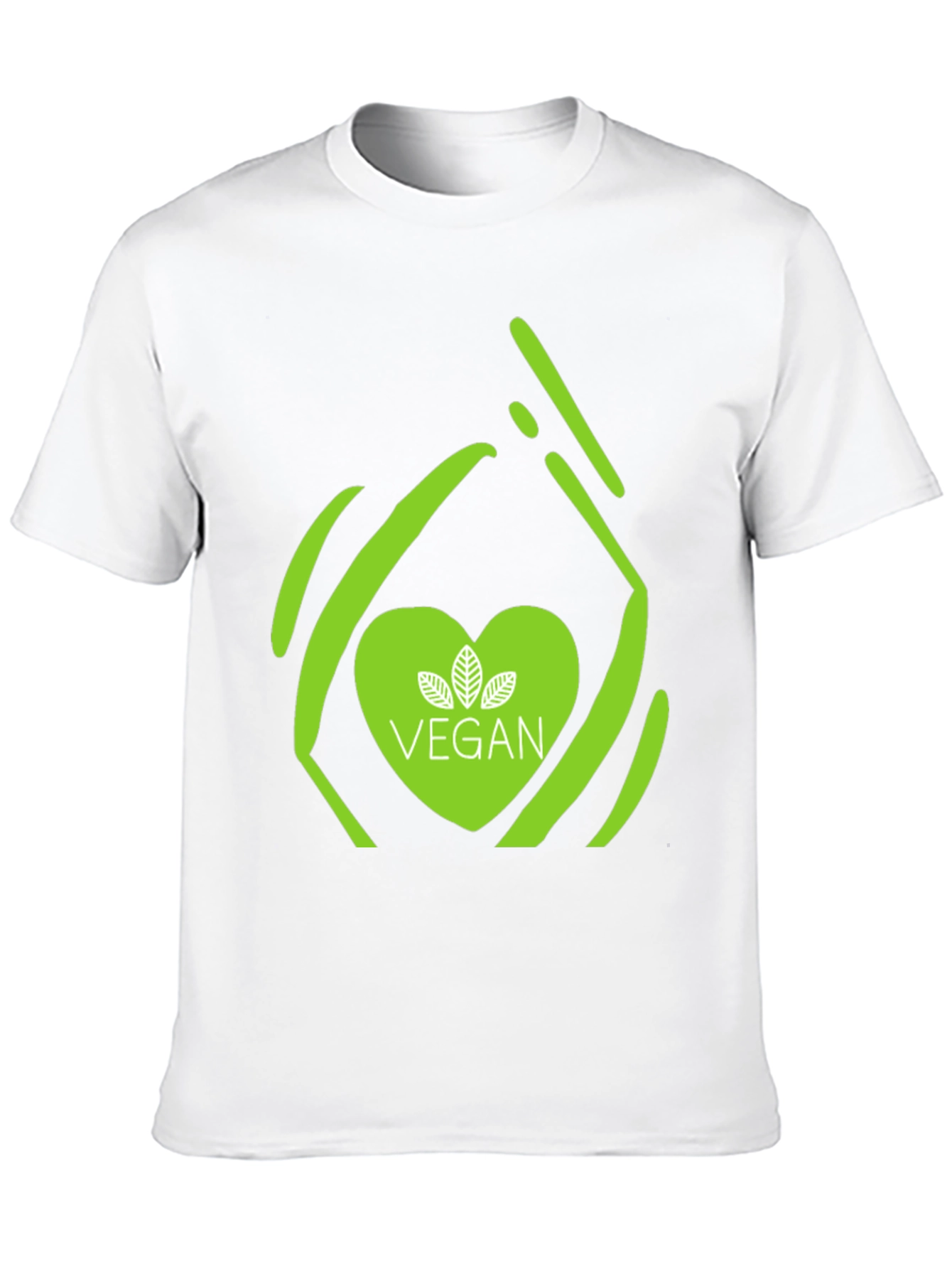 Vegan Heart Graphic T-Shirt - Stylish & Comfortable