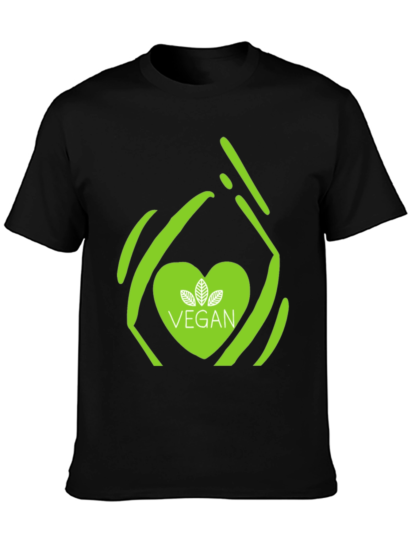 Vegan Heart Graphic T-Shirt - Stylish & Comfortable