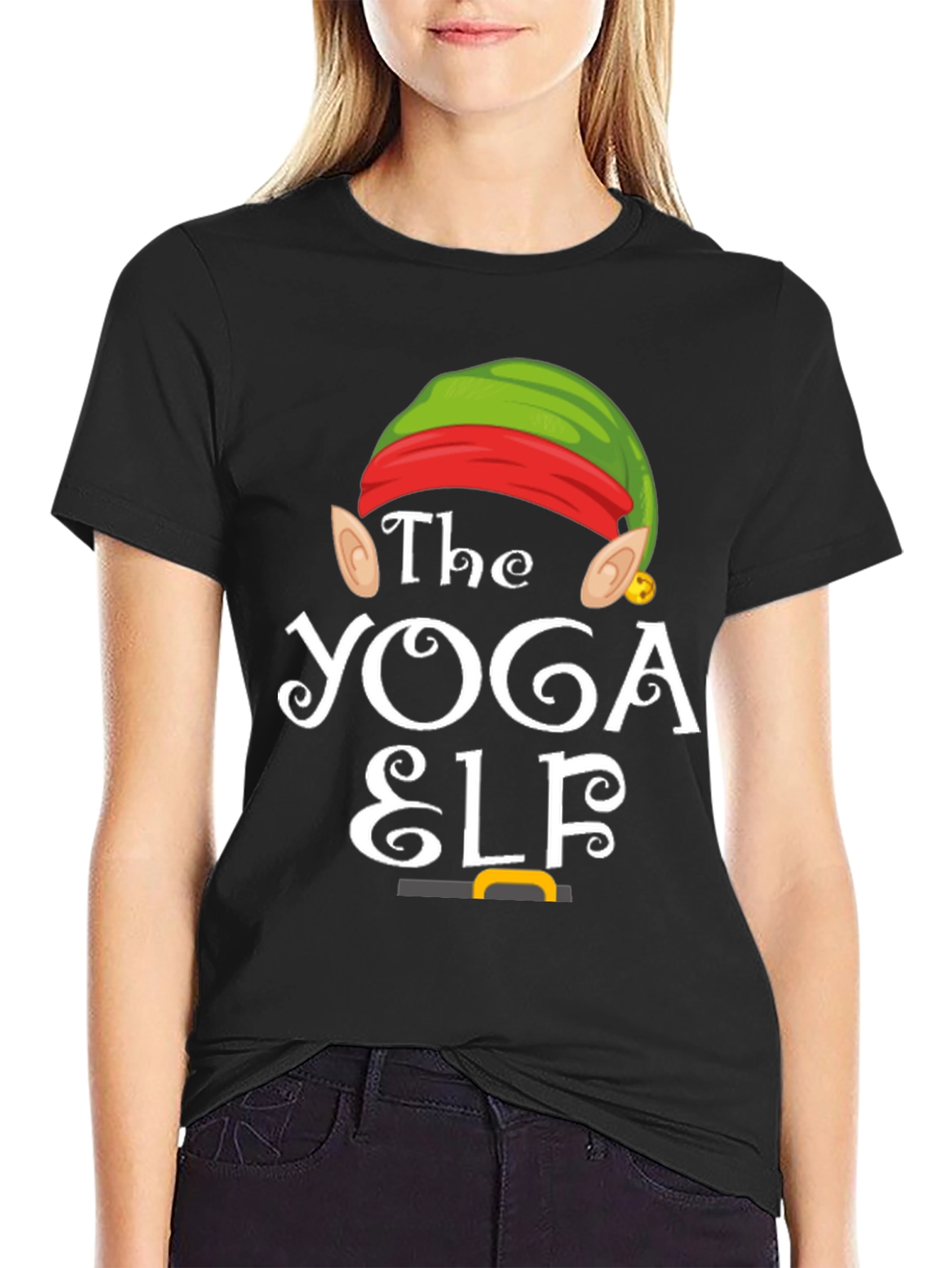 The Yoga Elf Christmas Holiday T-Shirt