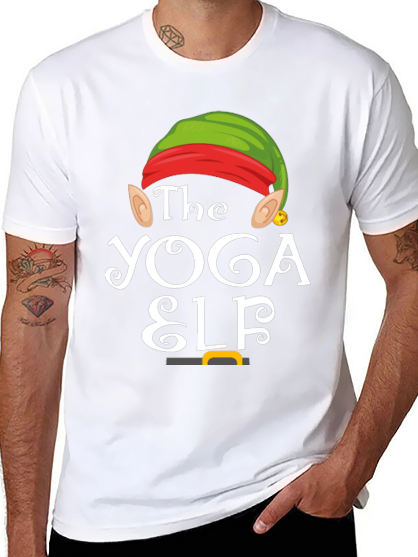 The Yoga Elf Christmas Holiday T-Shirt