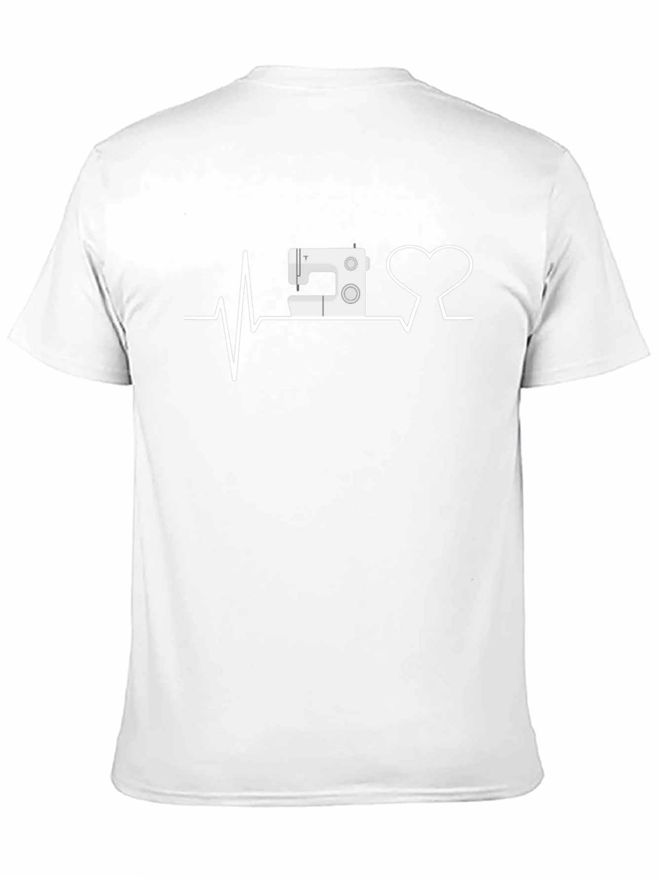 Sewing Heartbeat T-Shirt -  Sewing Machine Love