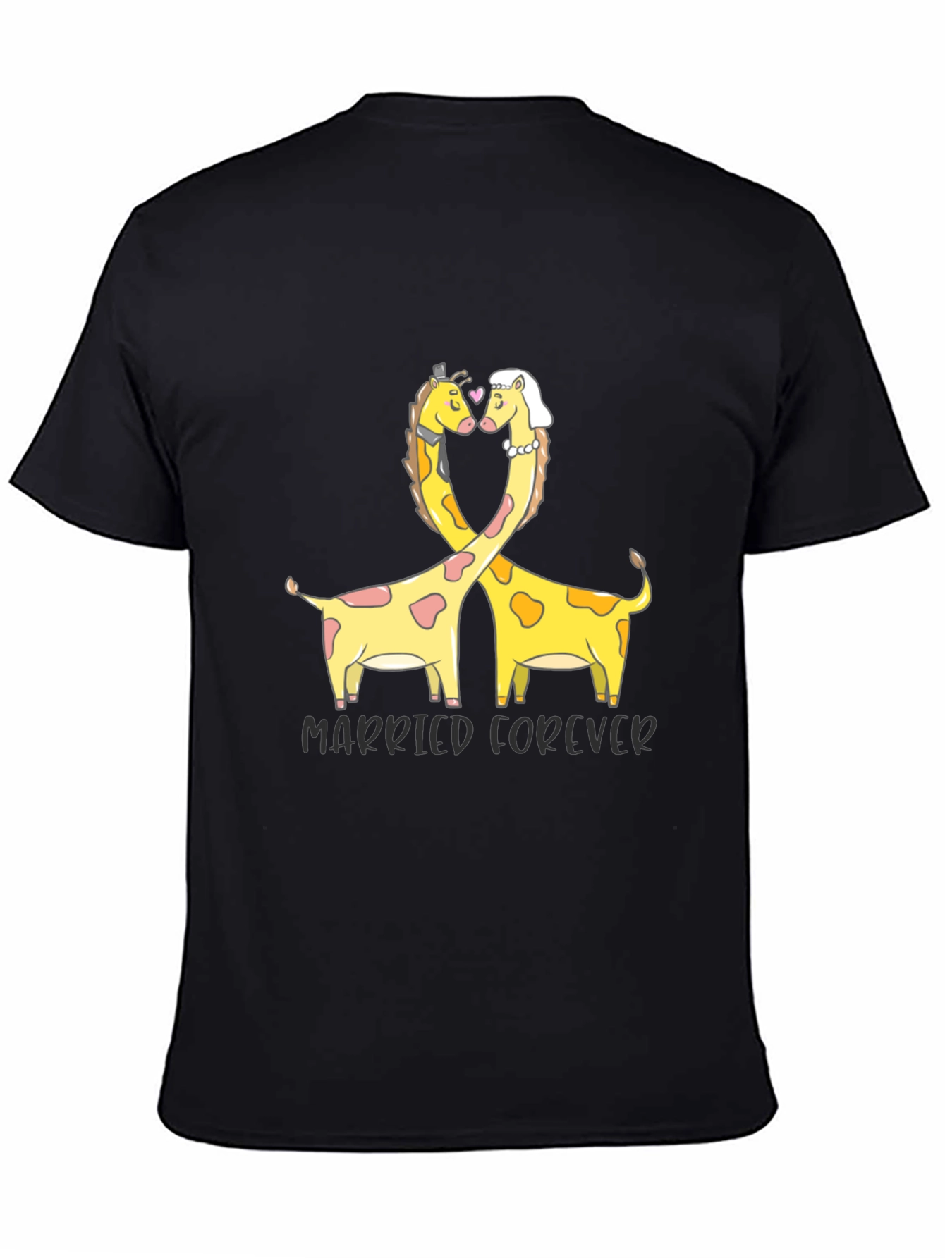 Married Forever Giraffe T-Shirt