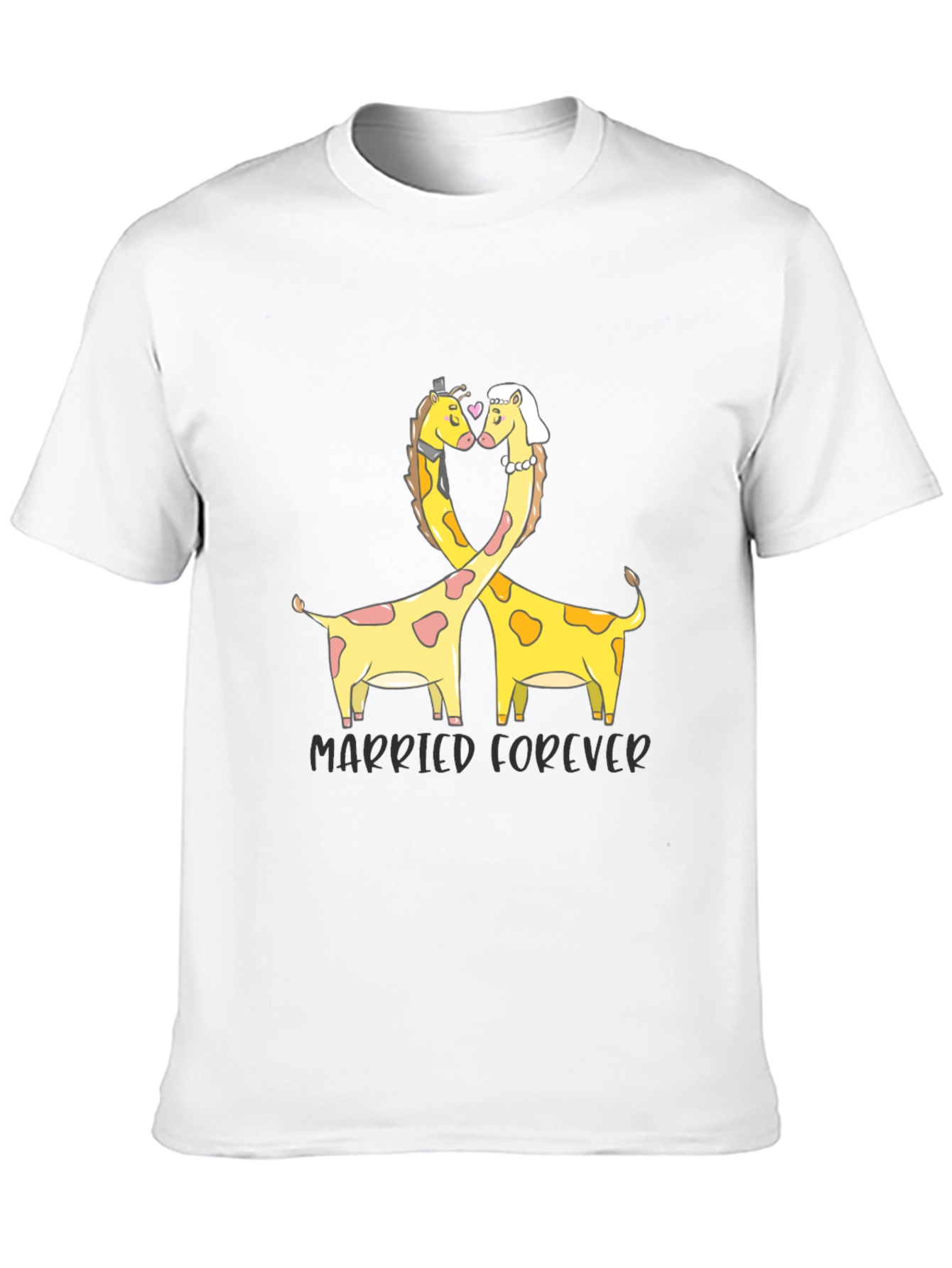 Married Forever Giraffe T-Shirt