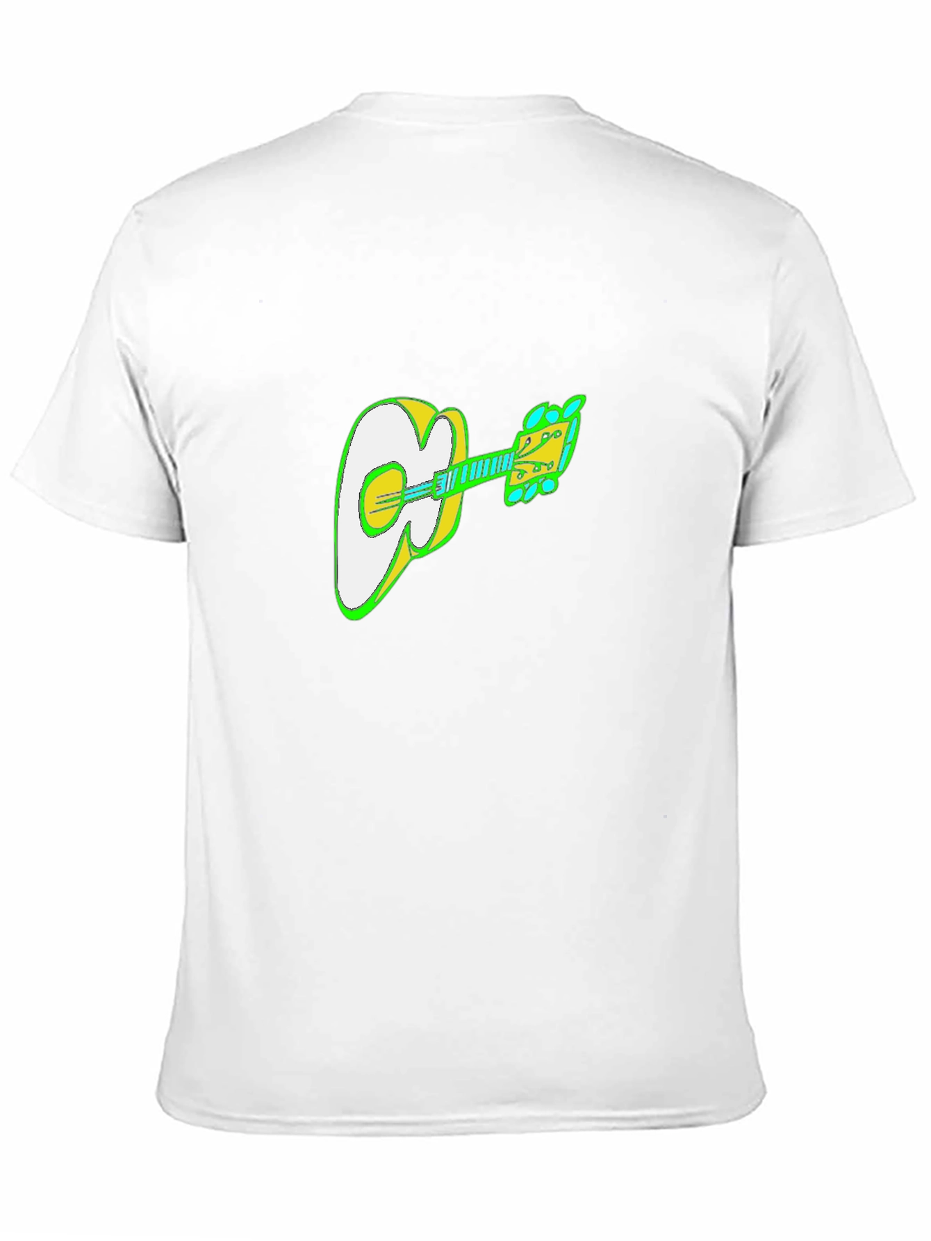 Guitar Graphic Black T-Shirt