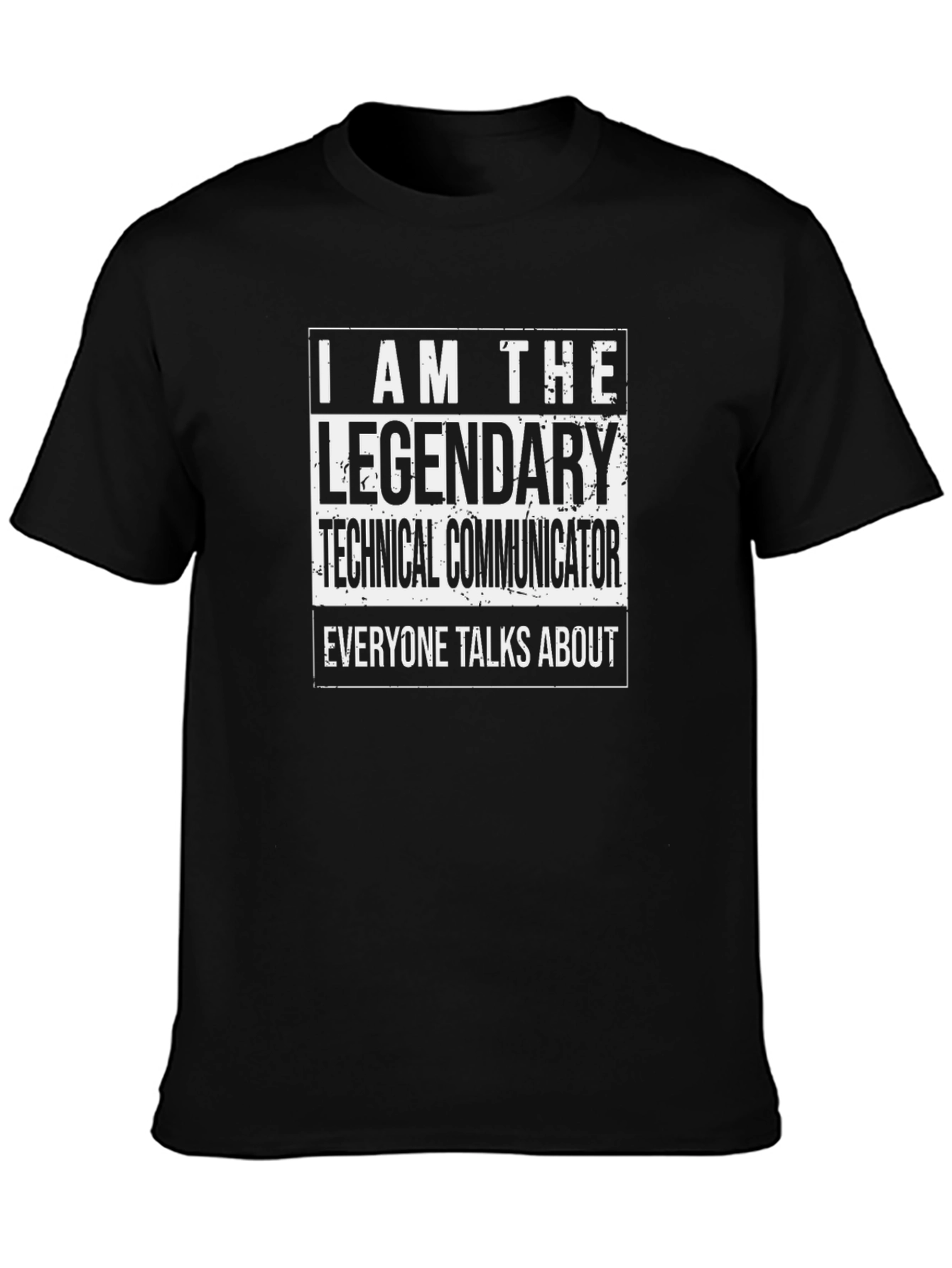 Legendary Technical Communicator Black T-Shirt
