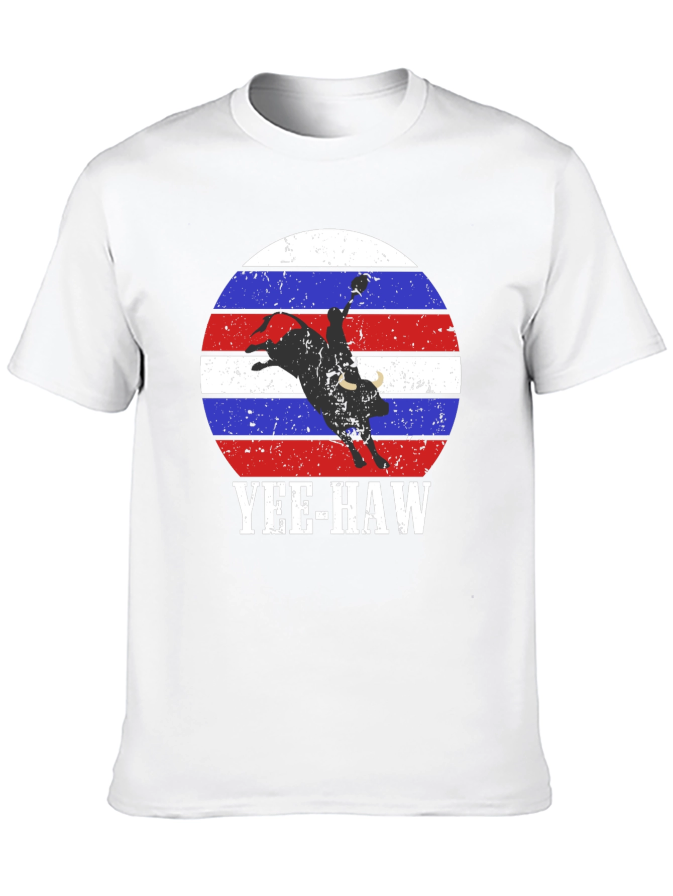 Yee-Haw Bull Riding Graphic Tee