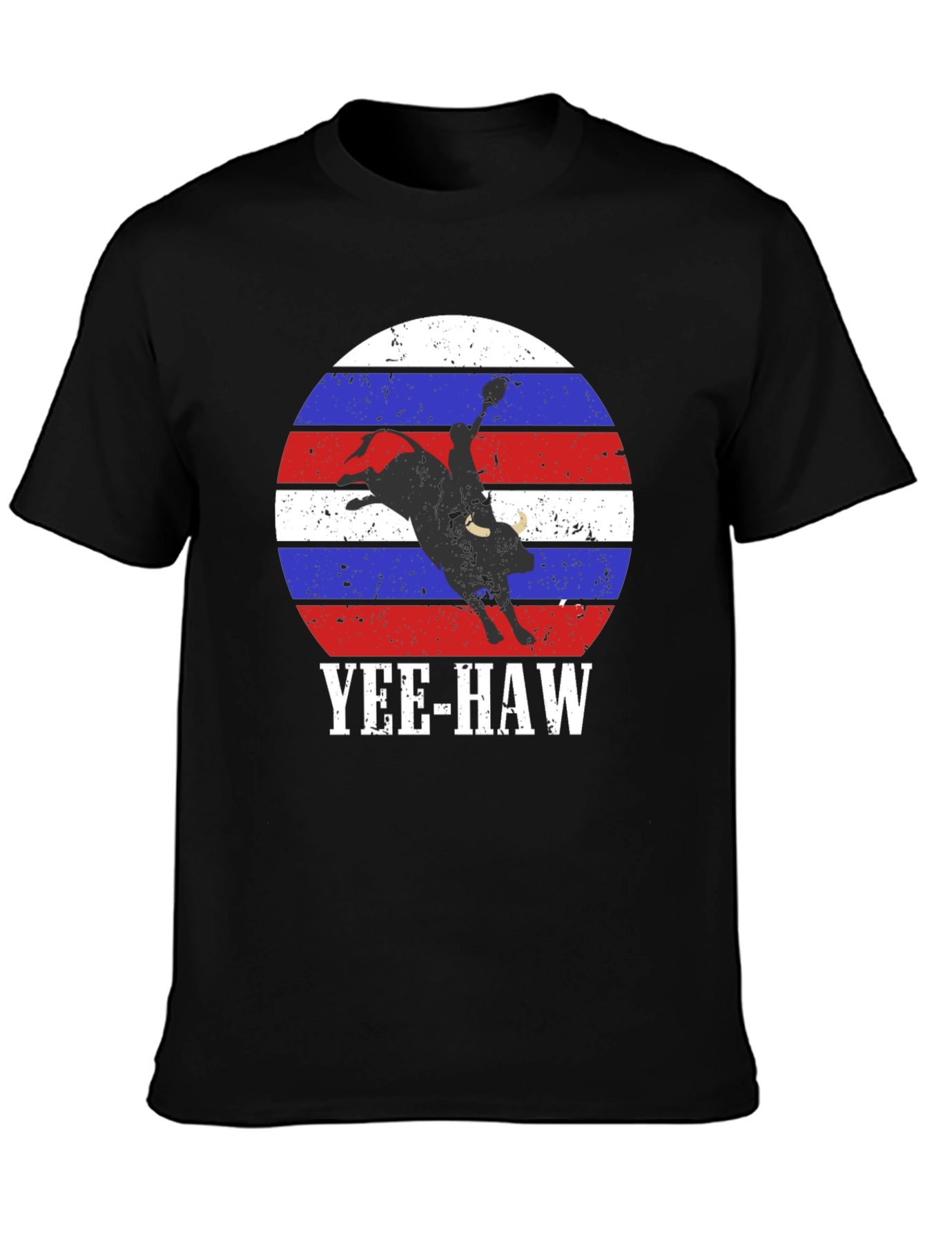 Yee-Haw Bull Riding Graphic Tee