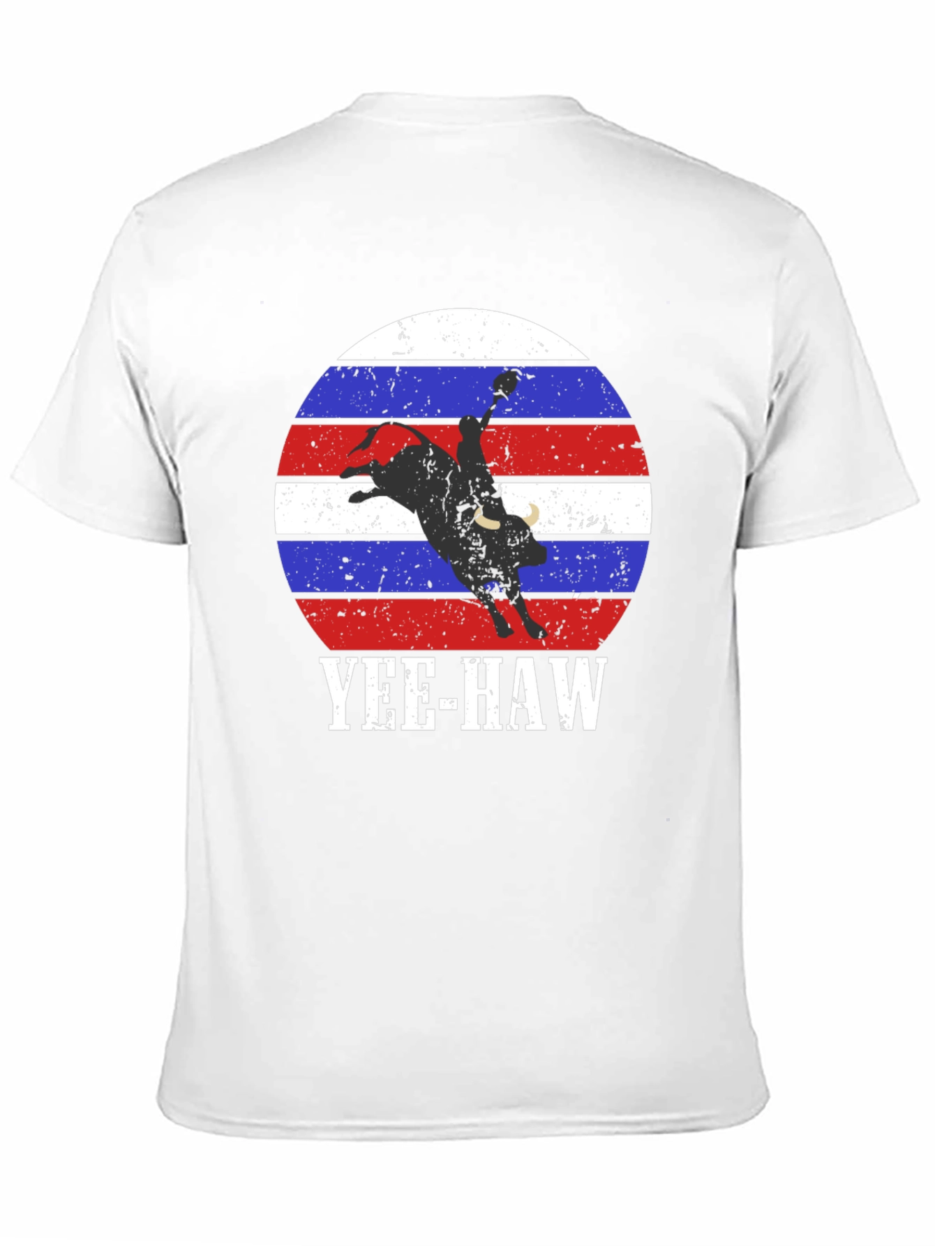 Yee-Haw Bull Riding Graphic Tee