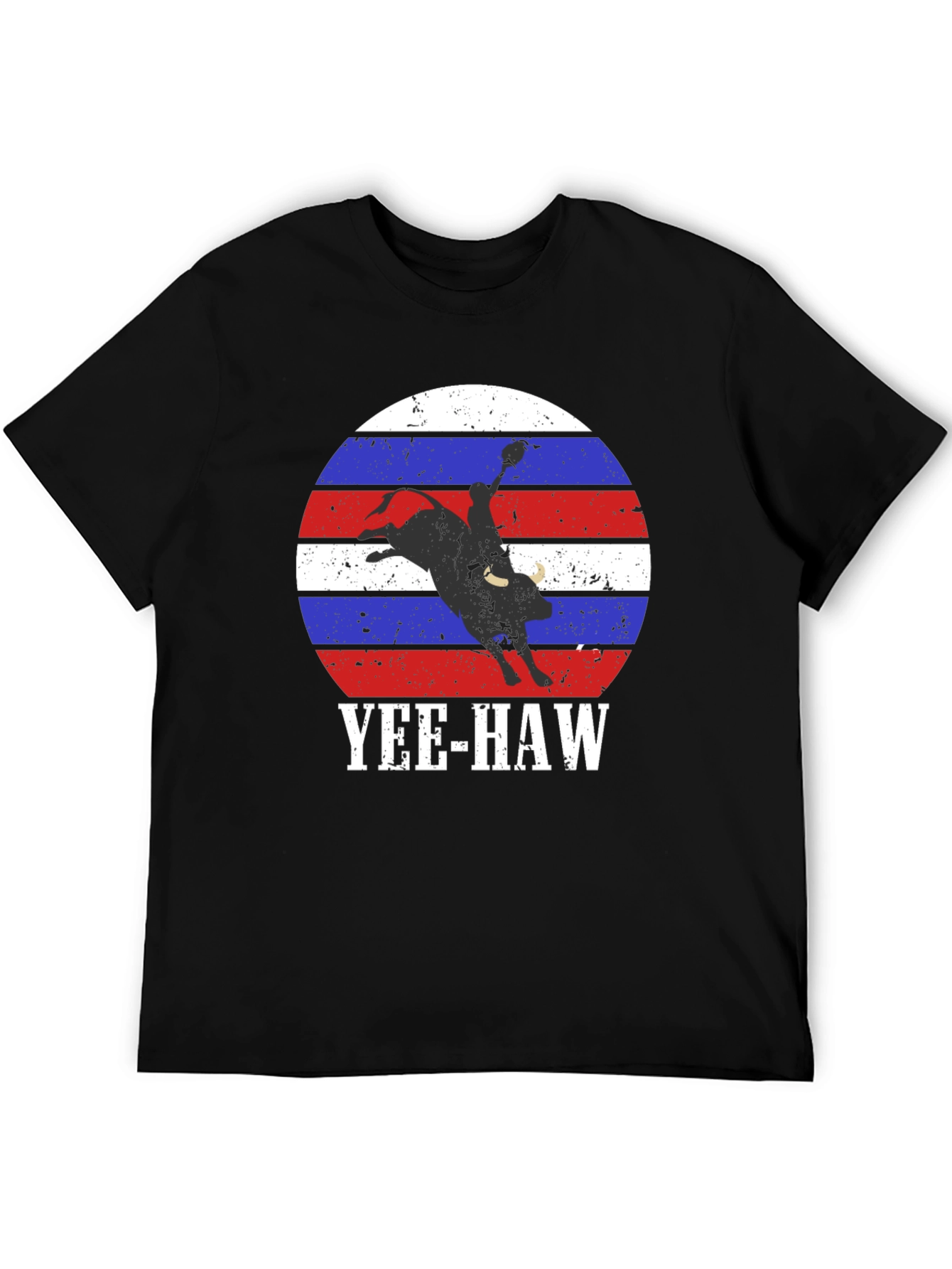 Yee-Haw Bull Riding Graphic Tee