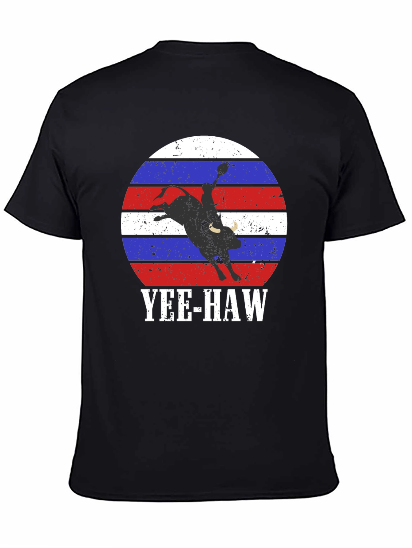 Yee-Haw Bull Riding Graphic Tee
