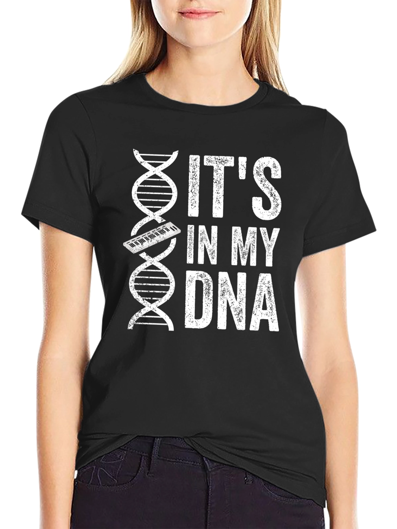 Its in My DNA Piano Player T-Shirt