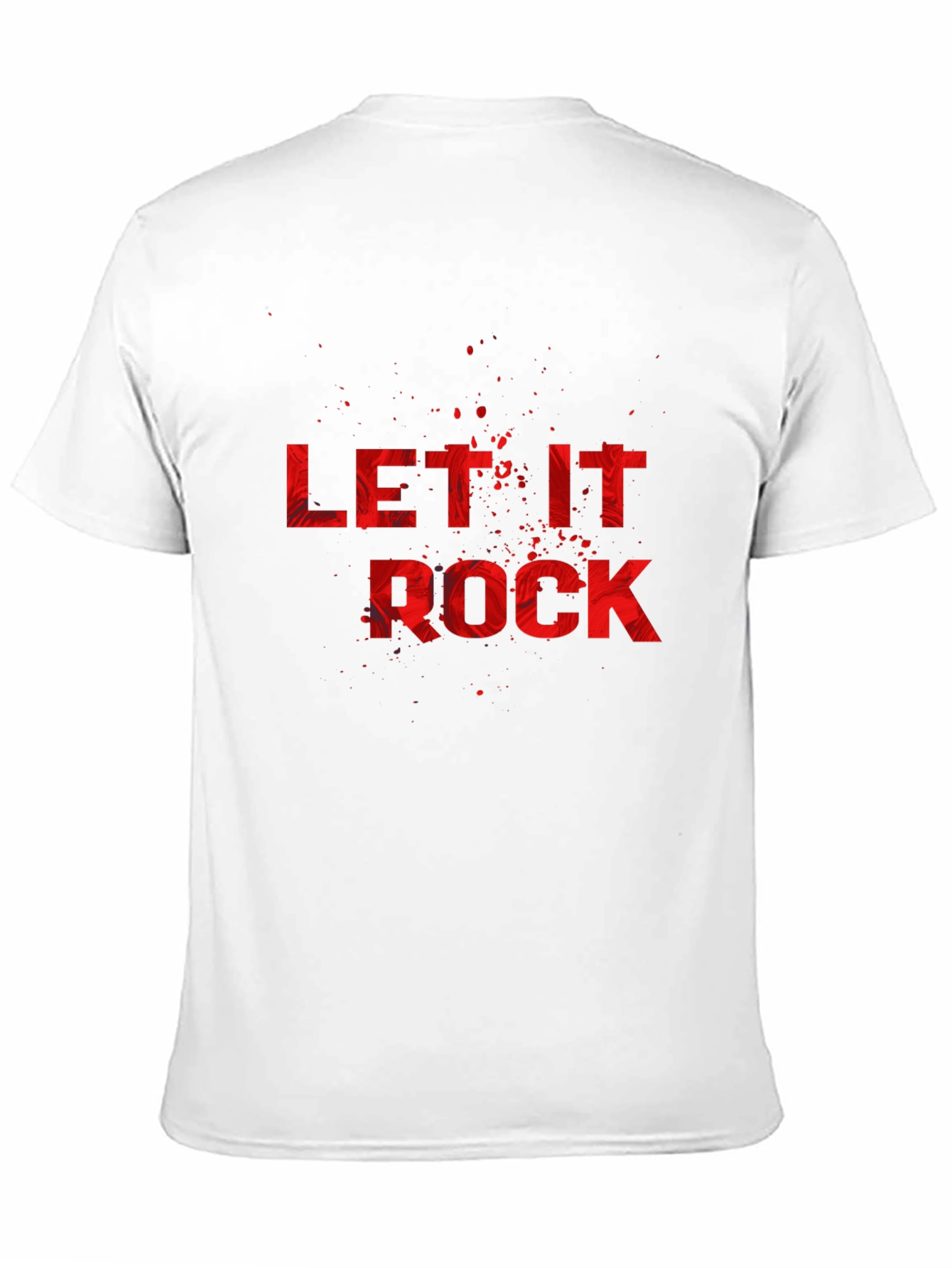 Let It Rock Black Graphic Tee