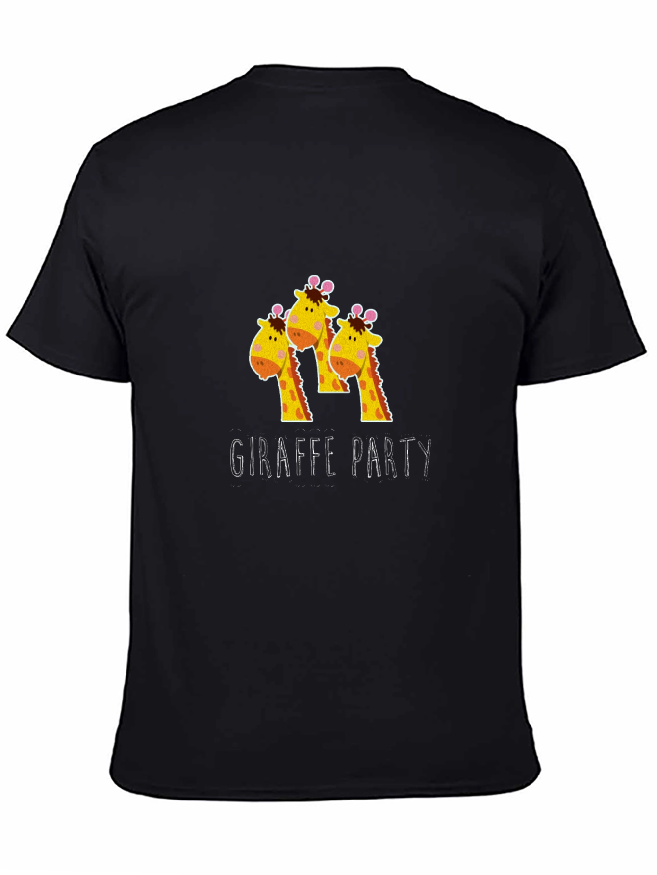 Giraffe Party T-Shirt - Fun Animal Graphic Tee