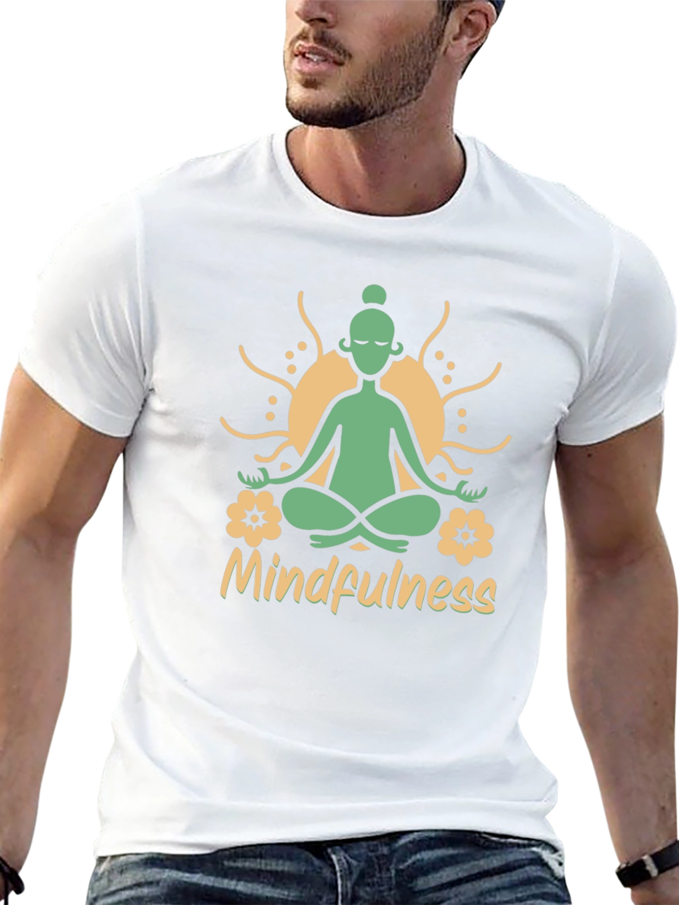 Mindfulness Graphic Tee - Zen Meditation T-Shirt