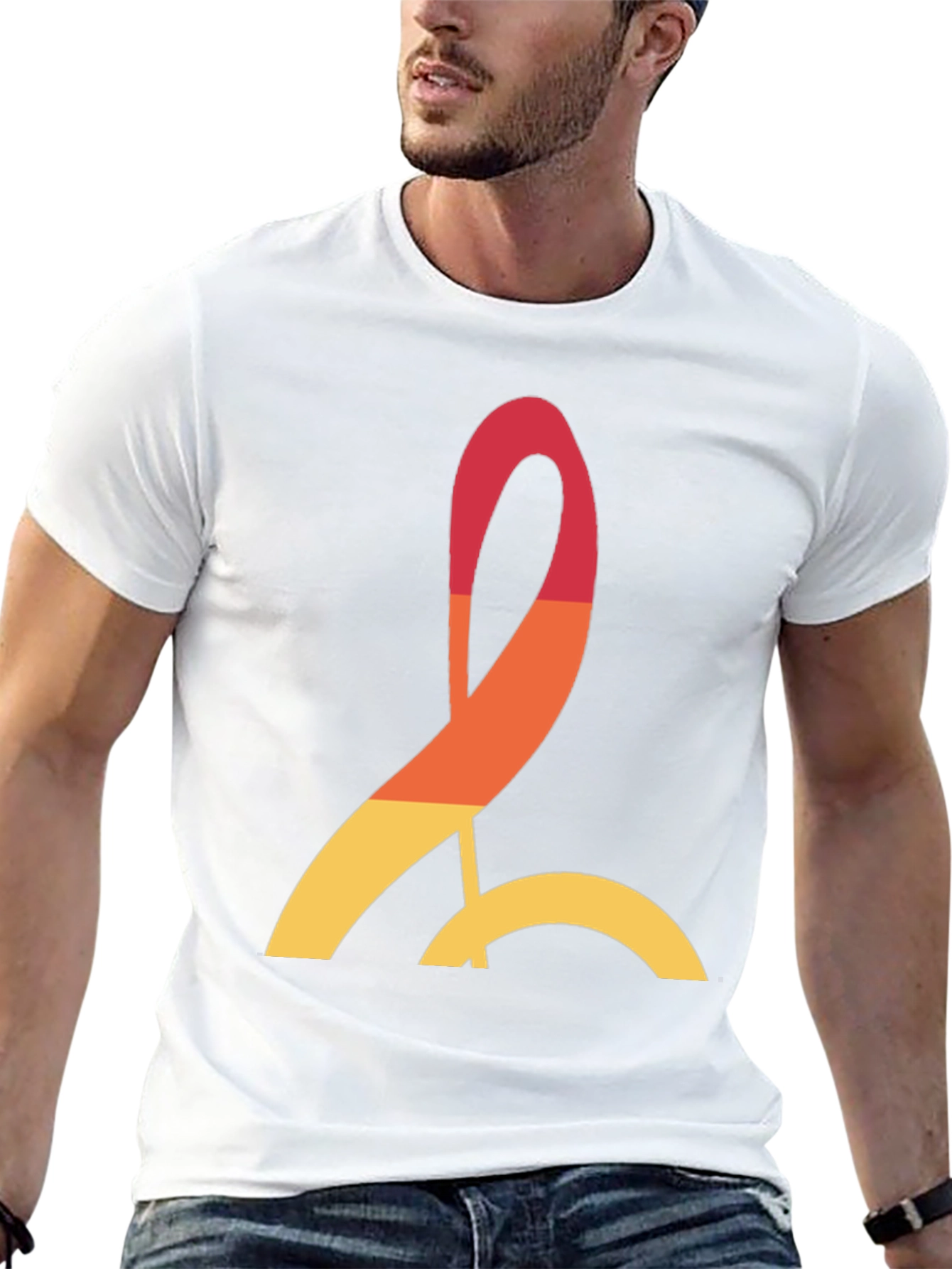 Stylish Graphic Tee - Abstract Design