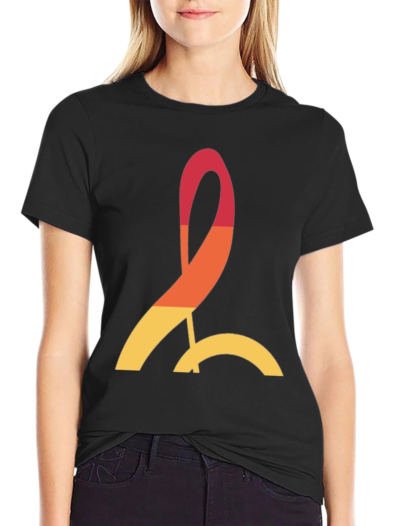 Stylish Graphic Tee - Abstract Design