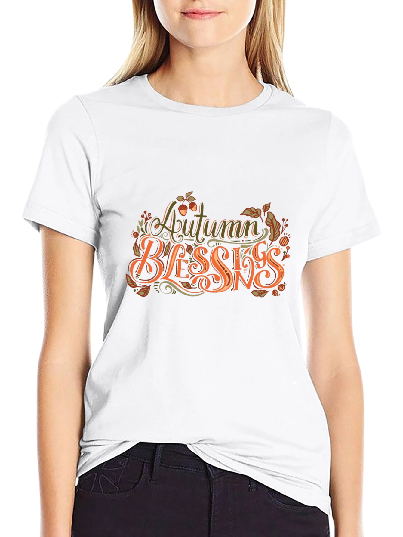 Autumn Blessings Graphic Tee - Fall Season Shirt