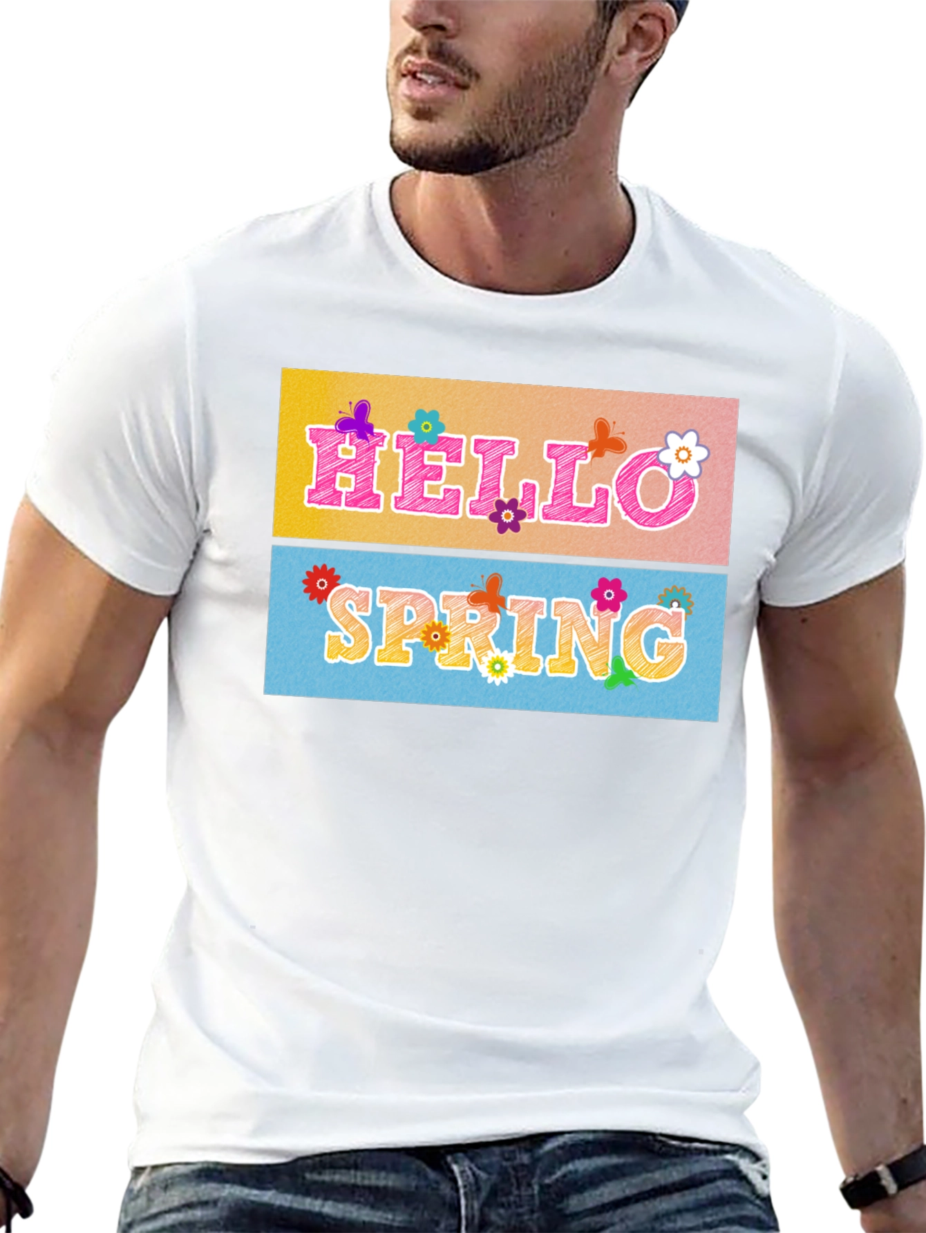 Hello Spring Graphic Tee