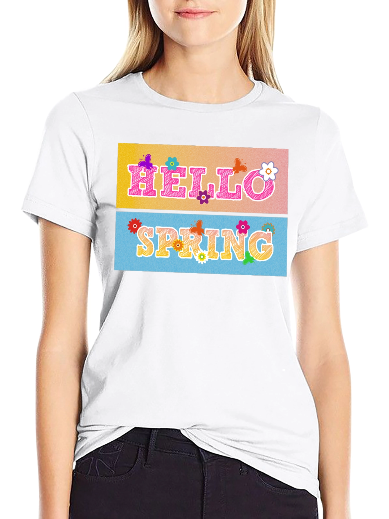 Hello Spring Graphic Tee
