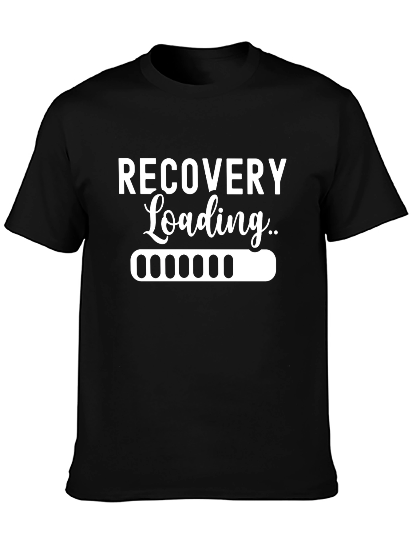 Recovery Loading T-Shirt - Black Graphic Tee