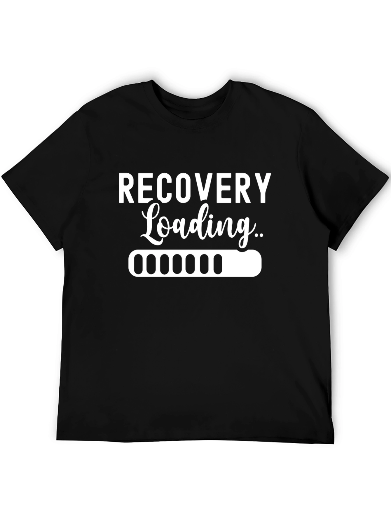 Recovery Loading T-Shirt - Black Graphic Tee