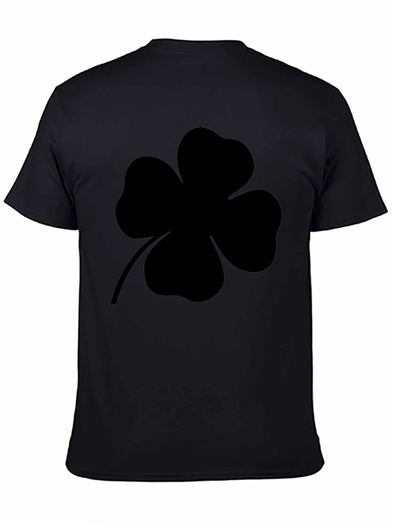 Black Clover T-Shirt - Lucky Four Leaf Design