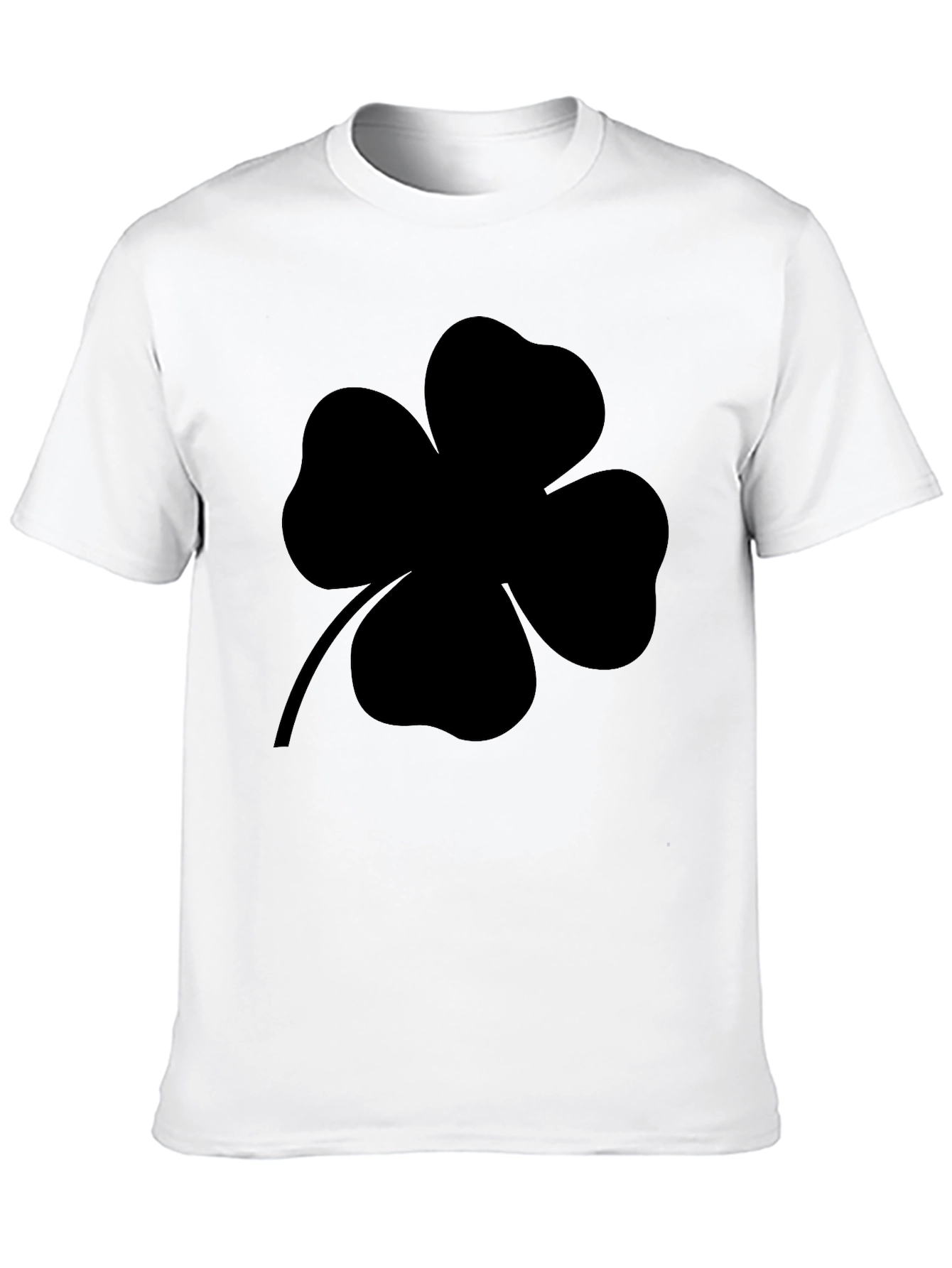 Black Clover T-Shirt - Lucky Four Leaf Design