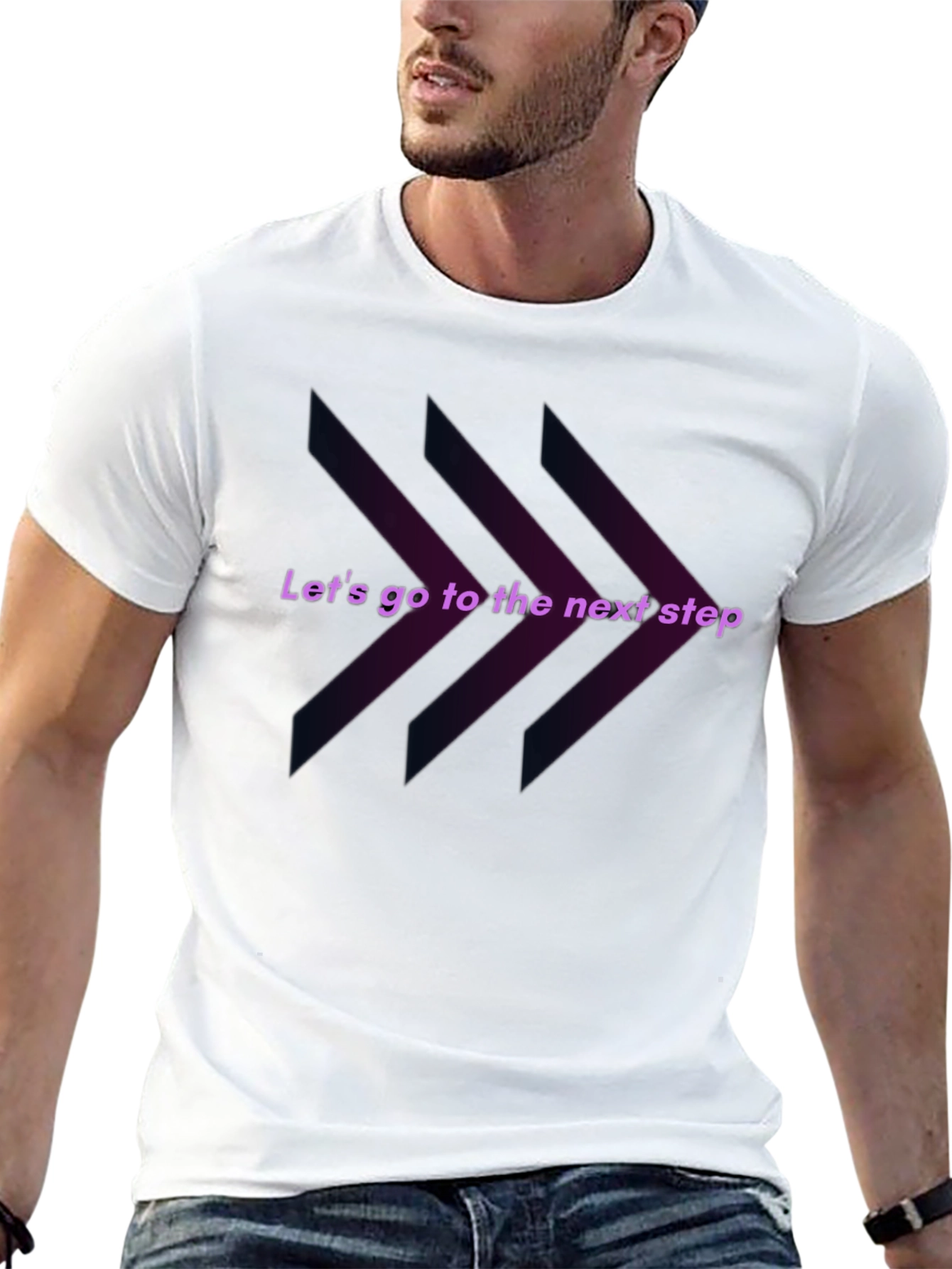 Next Step Graphic Tee - Black