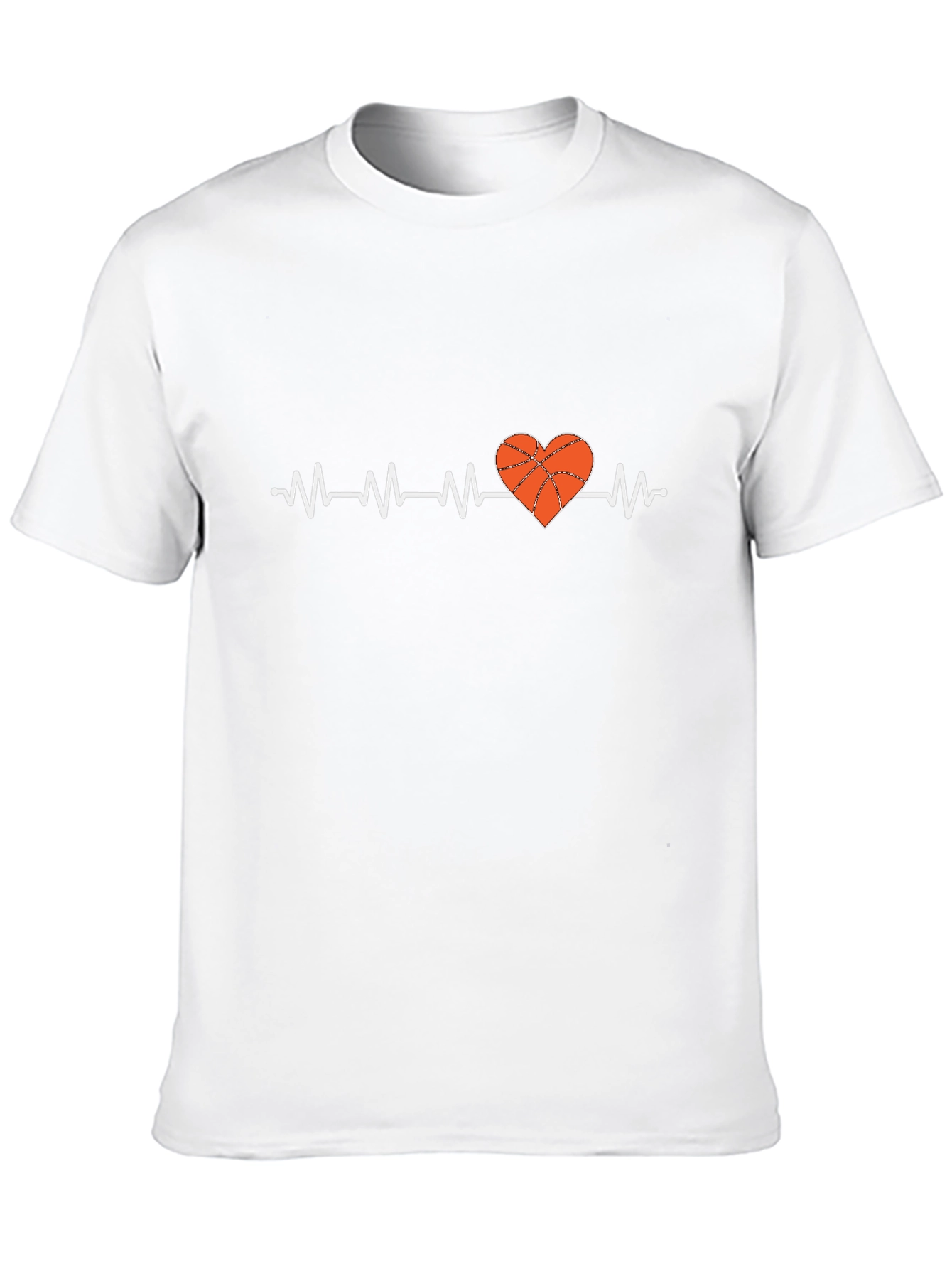 Heartbeat Basketball Heart T-Shirt