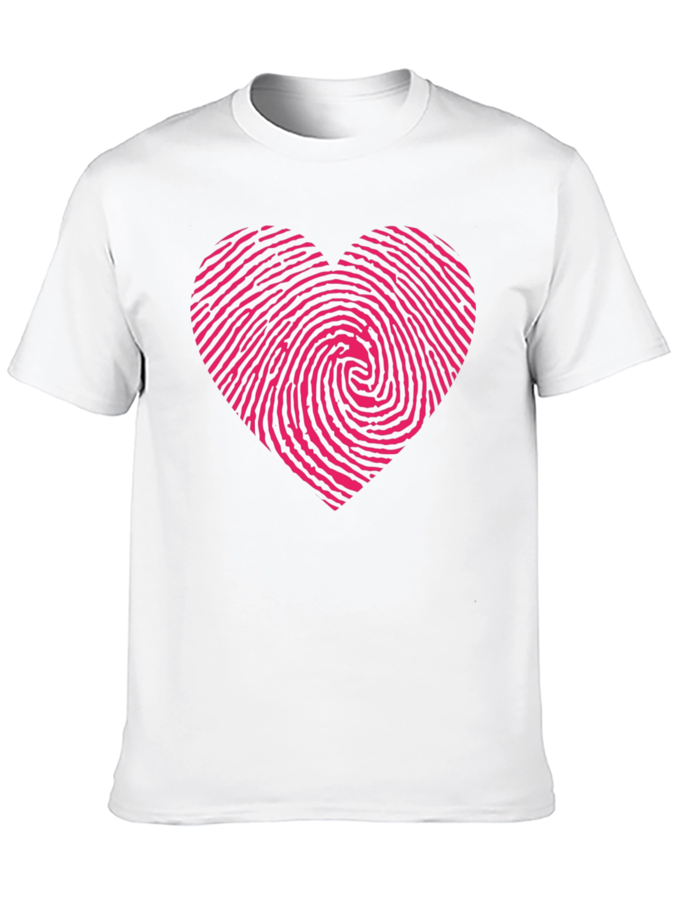 Heart Fingerprint Graphic Tee