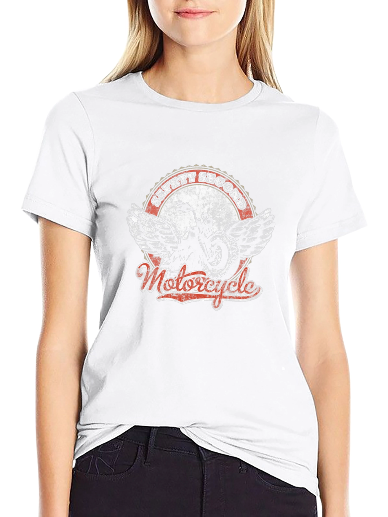 Safety Second Motorcycle Graphic T-Shirt
