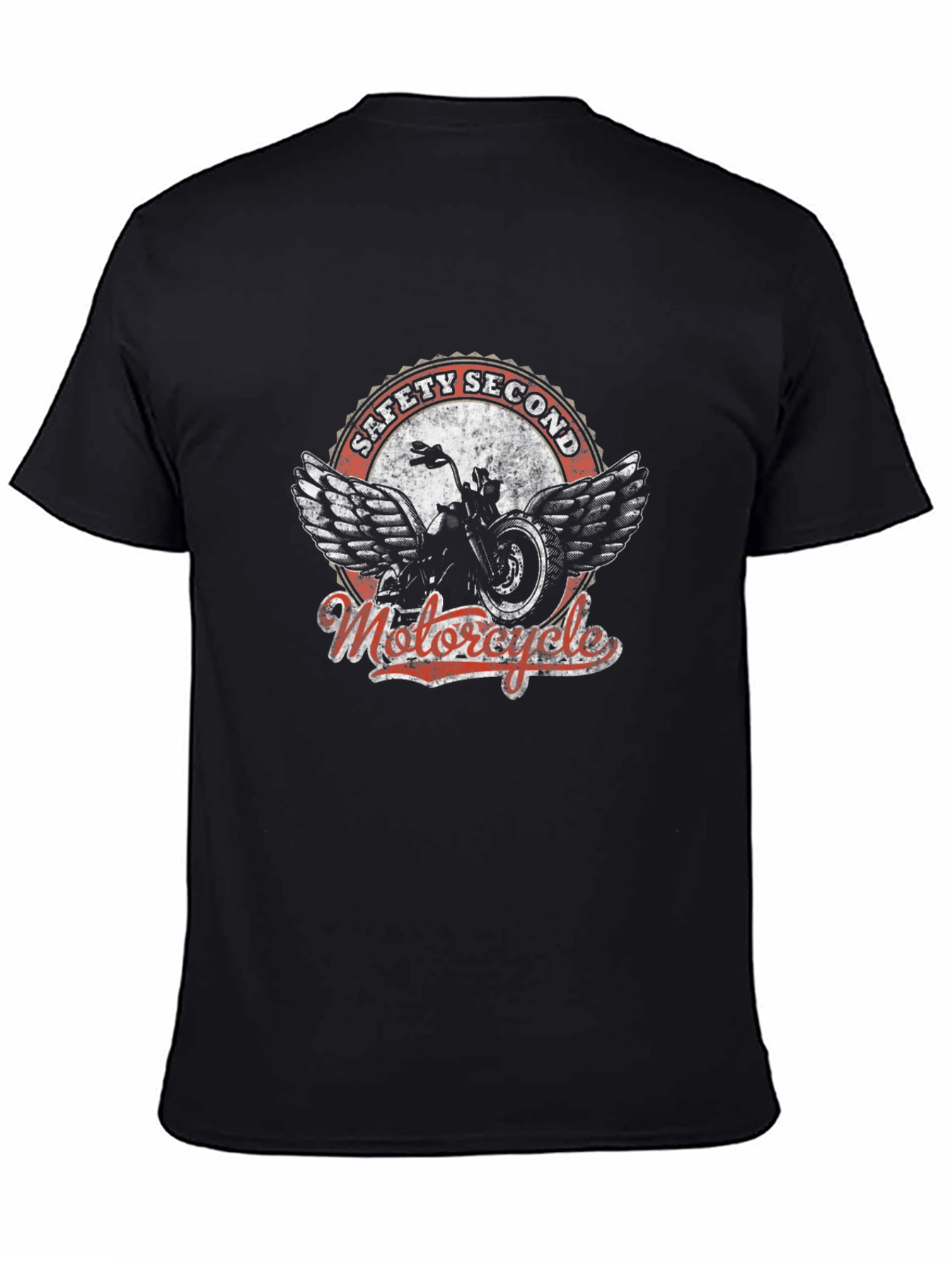 Safety Second Motorcycle Graphic T-Shirt