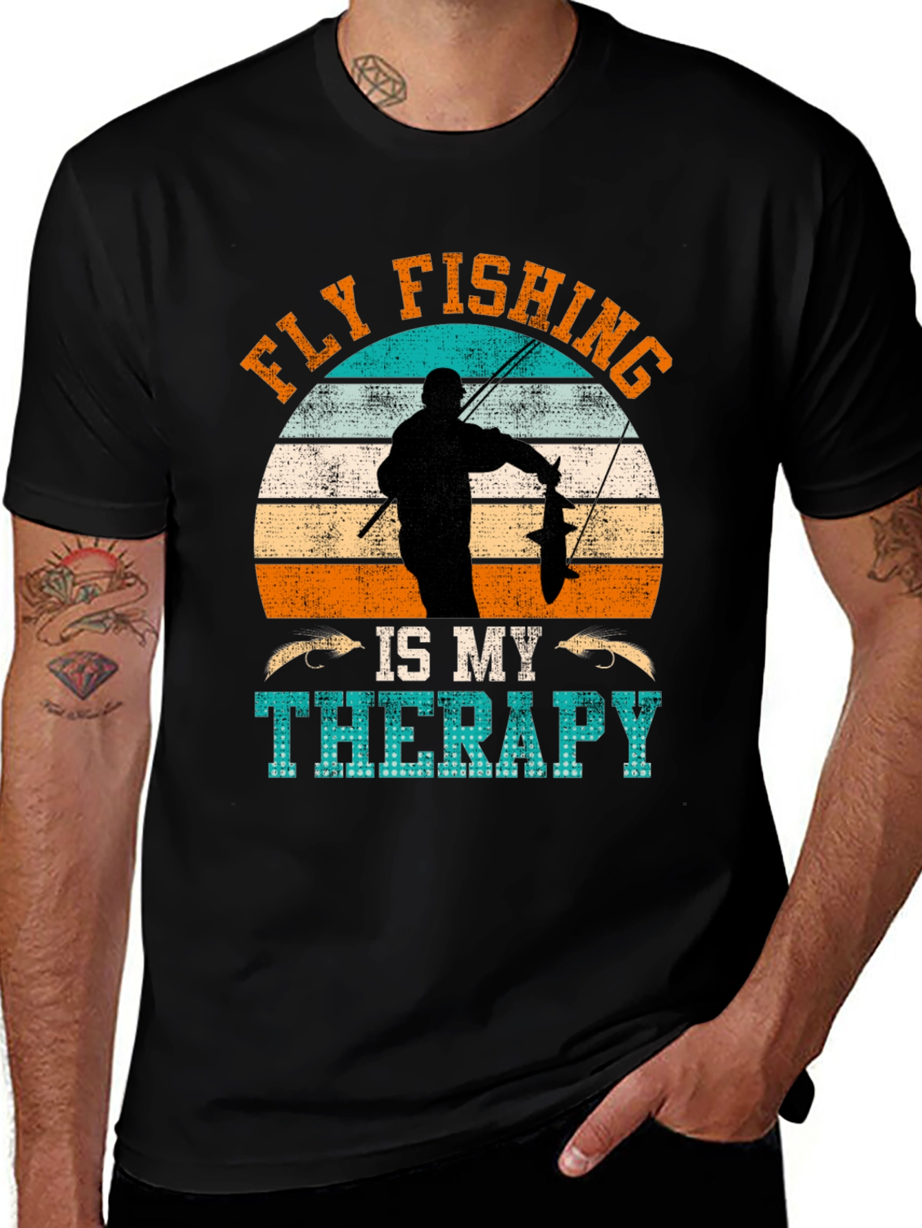 Fly Fishing is My Therapy T-Shirt