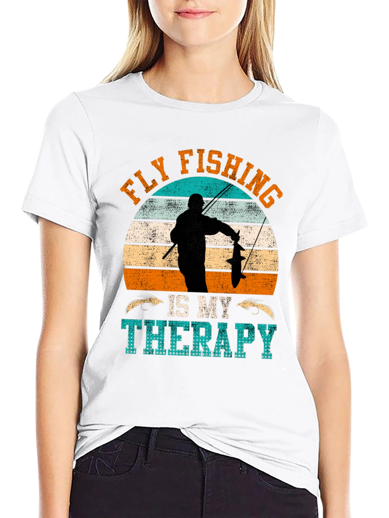 Fly Fishing is My Therapy T-Shirt
