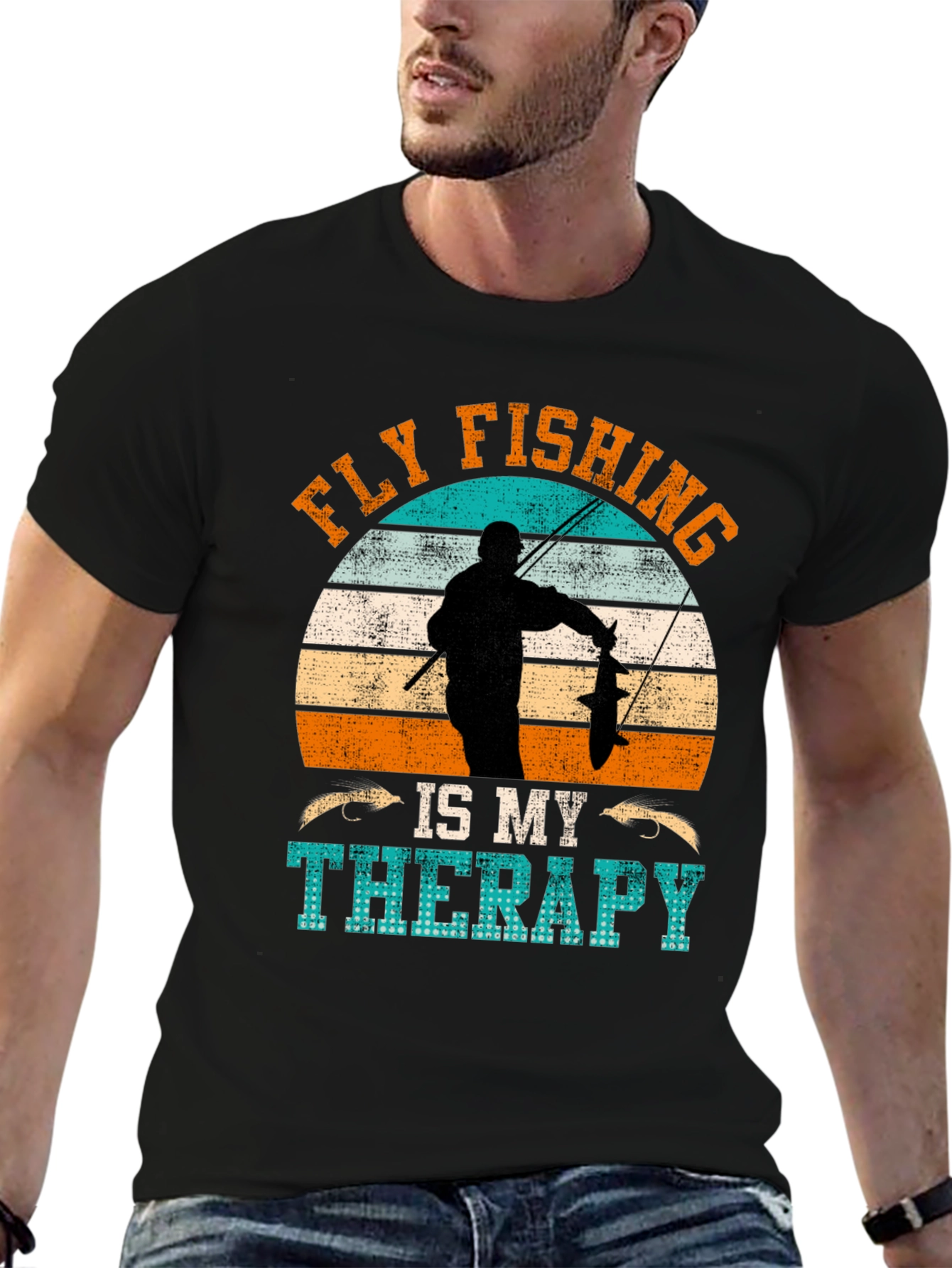 Fly Fishing is My Therapy T-Shirt