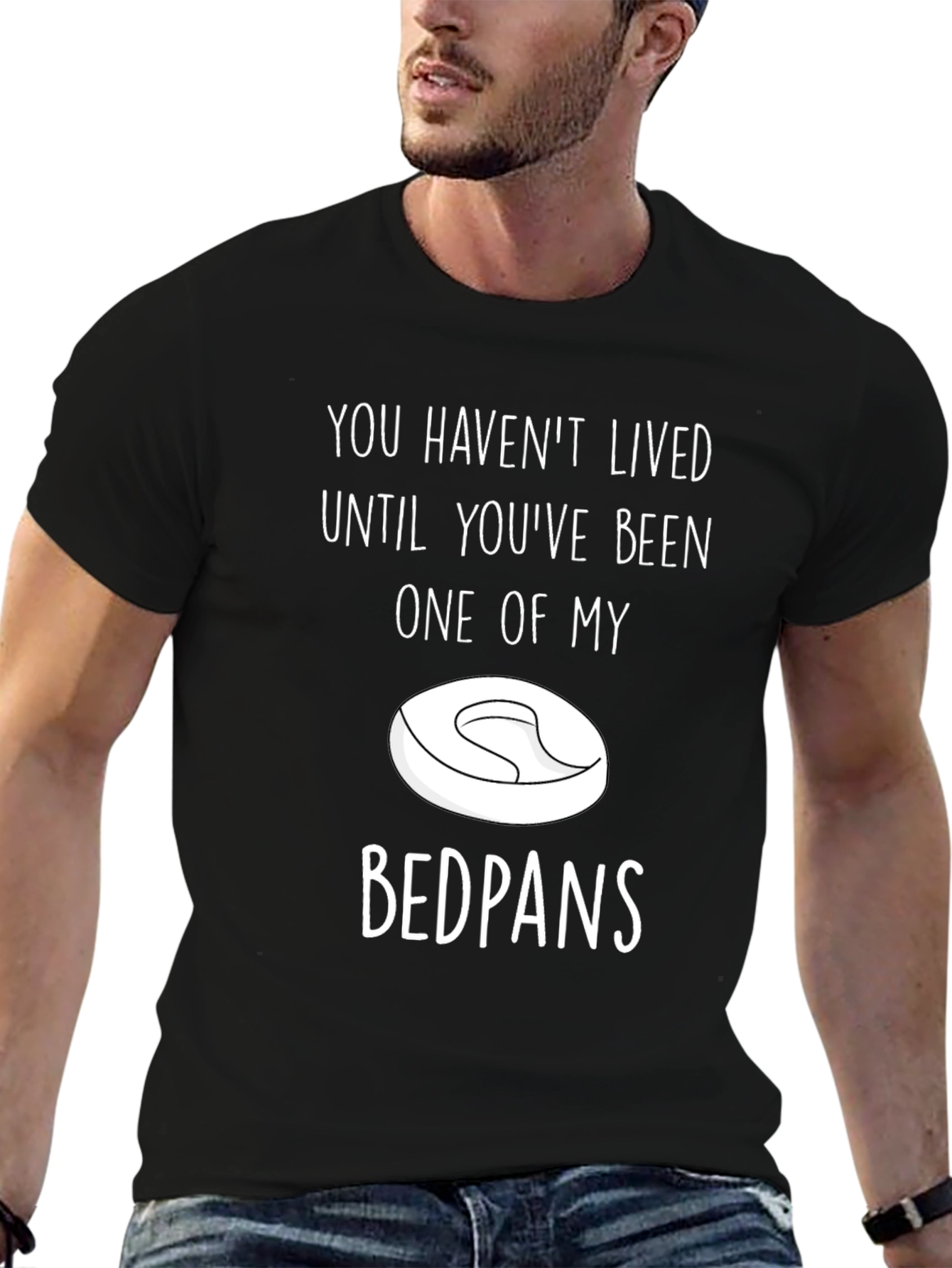 Funny Bedpans Graphic T-Shirt