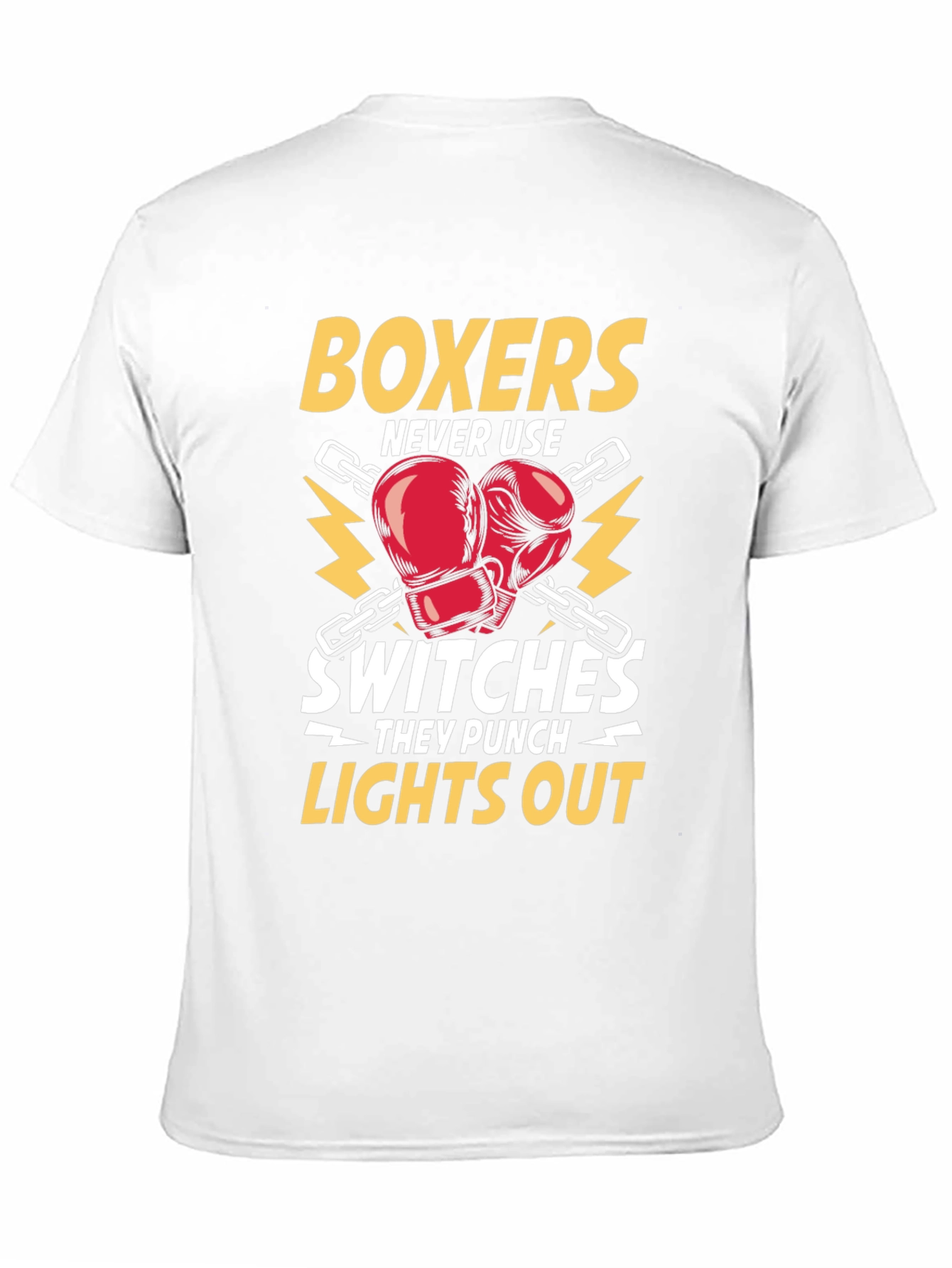 Boxer Punch Lights Out Black T-Shirt