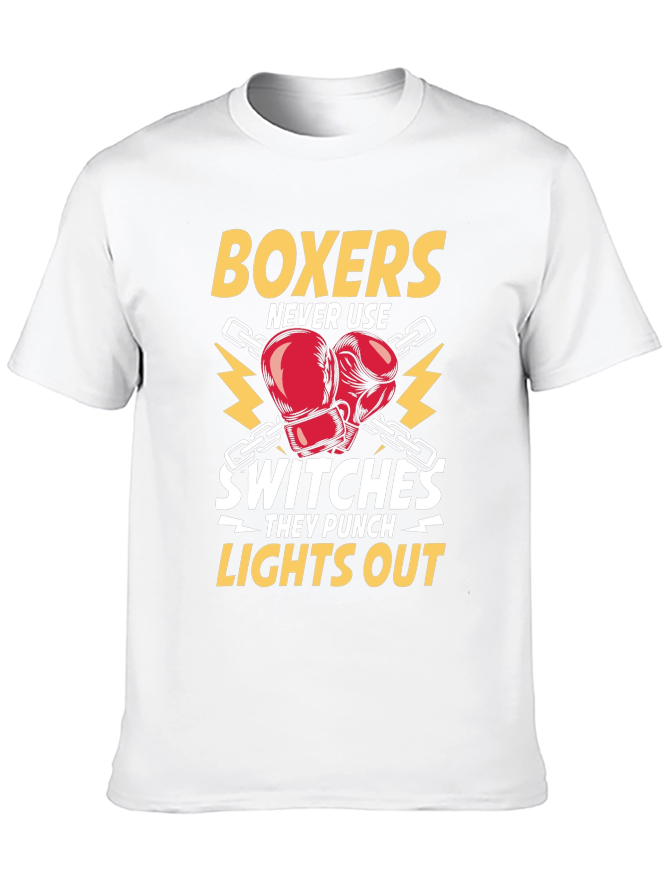 Boxer Punch Lights Out Black T-Shirt