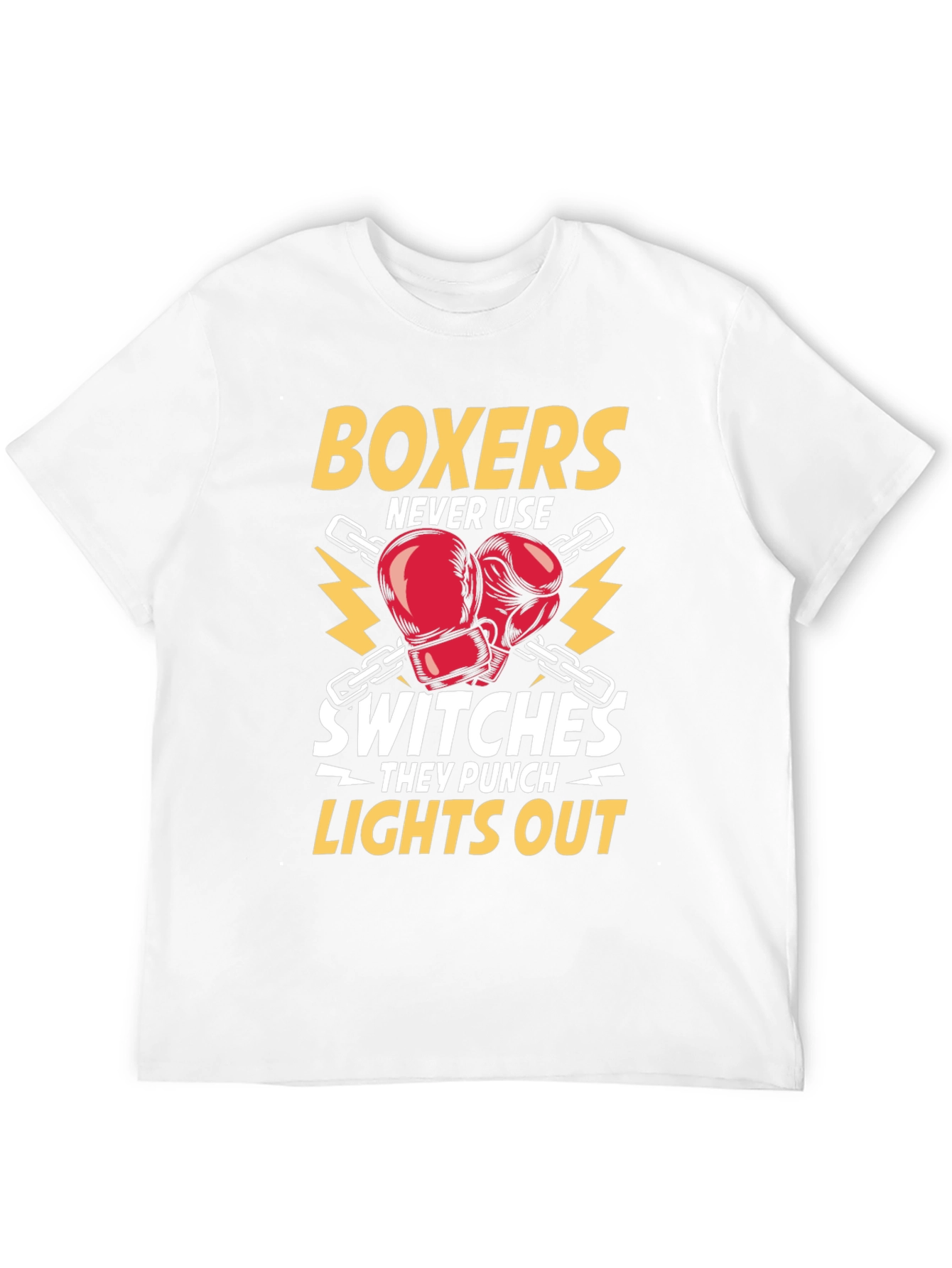 Boxer Punch Lights Out Black T-Shirt