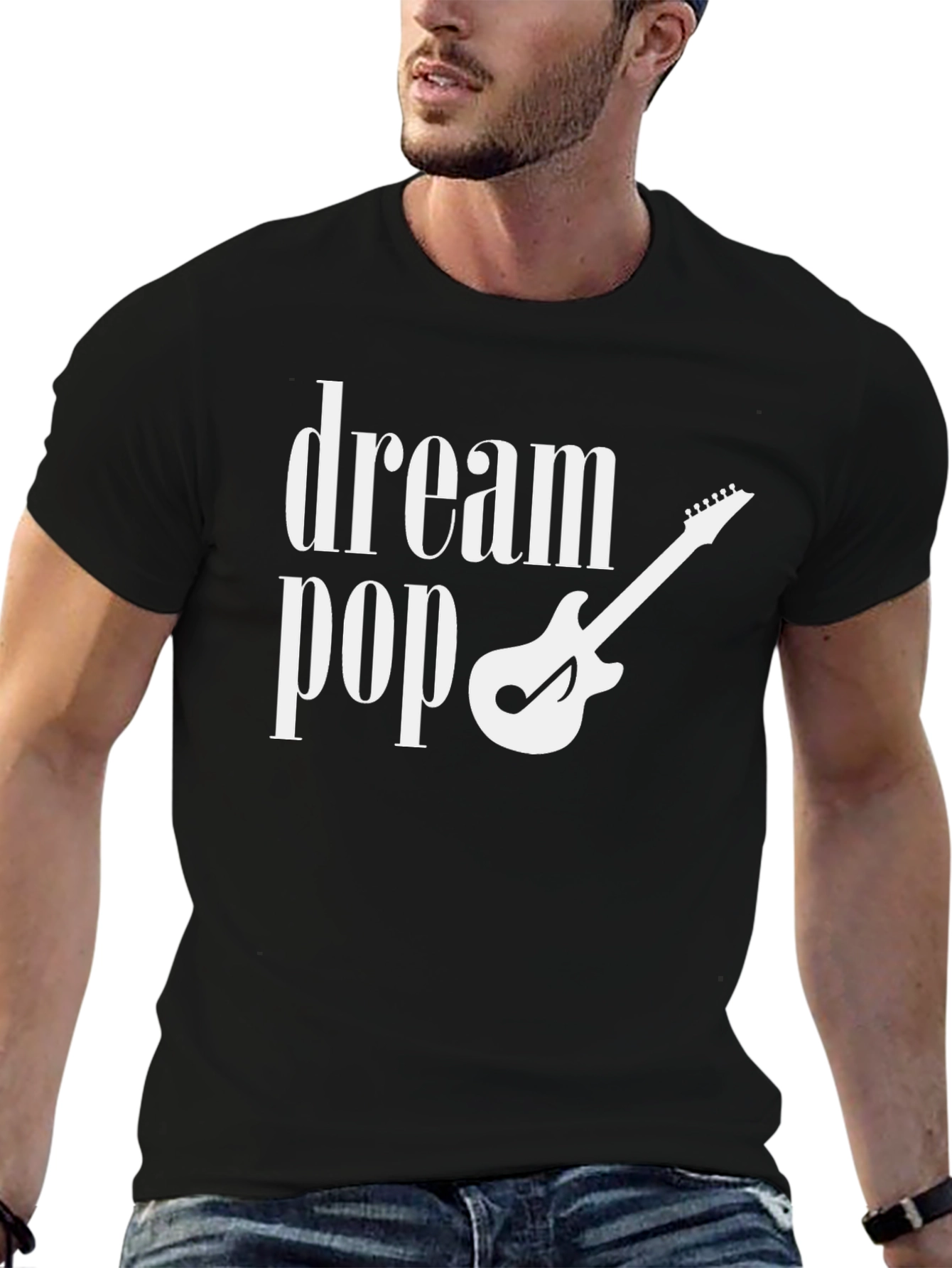 Dream Pop Guitar Graphic T-Shirt - Music Lover Tee