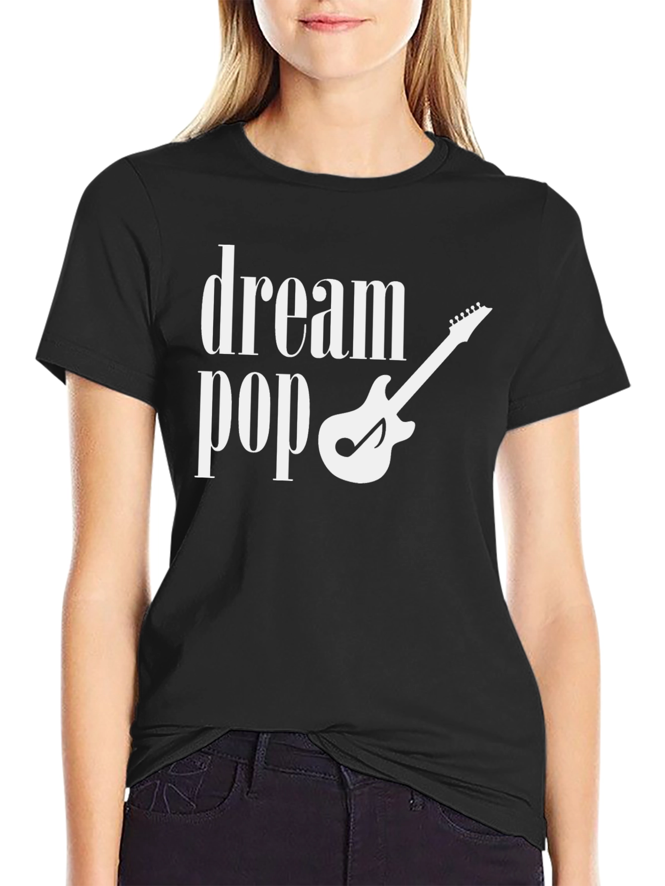 Dream Pop Guitar Graphic T-Shirt - Music Lover Tee