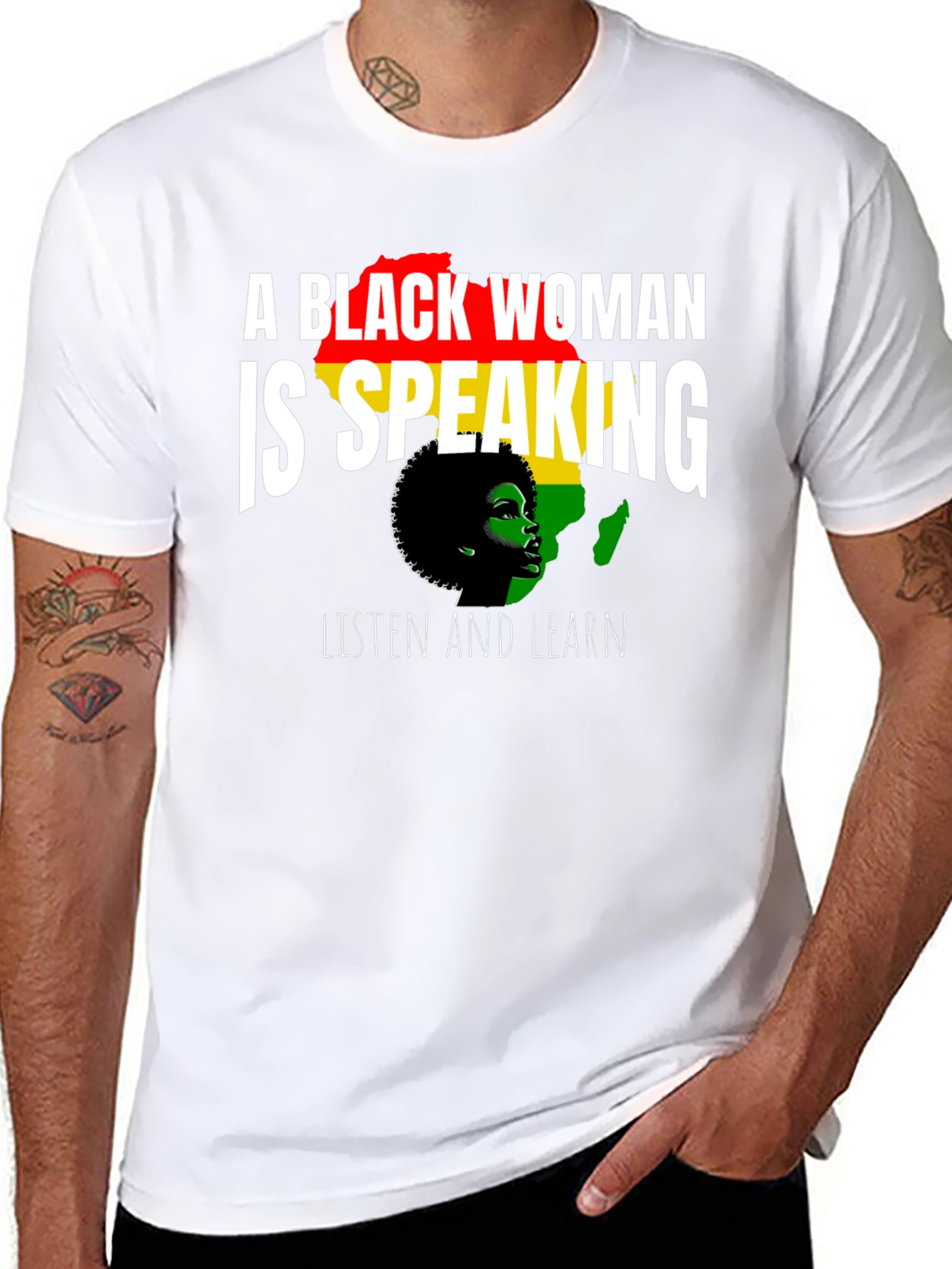 A Black Woman is Speaking T-Shirt